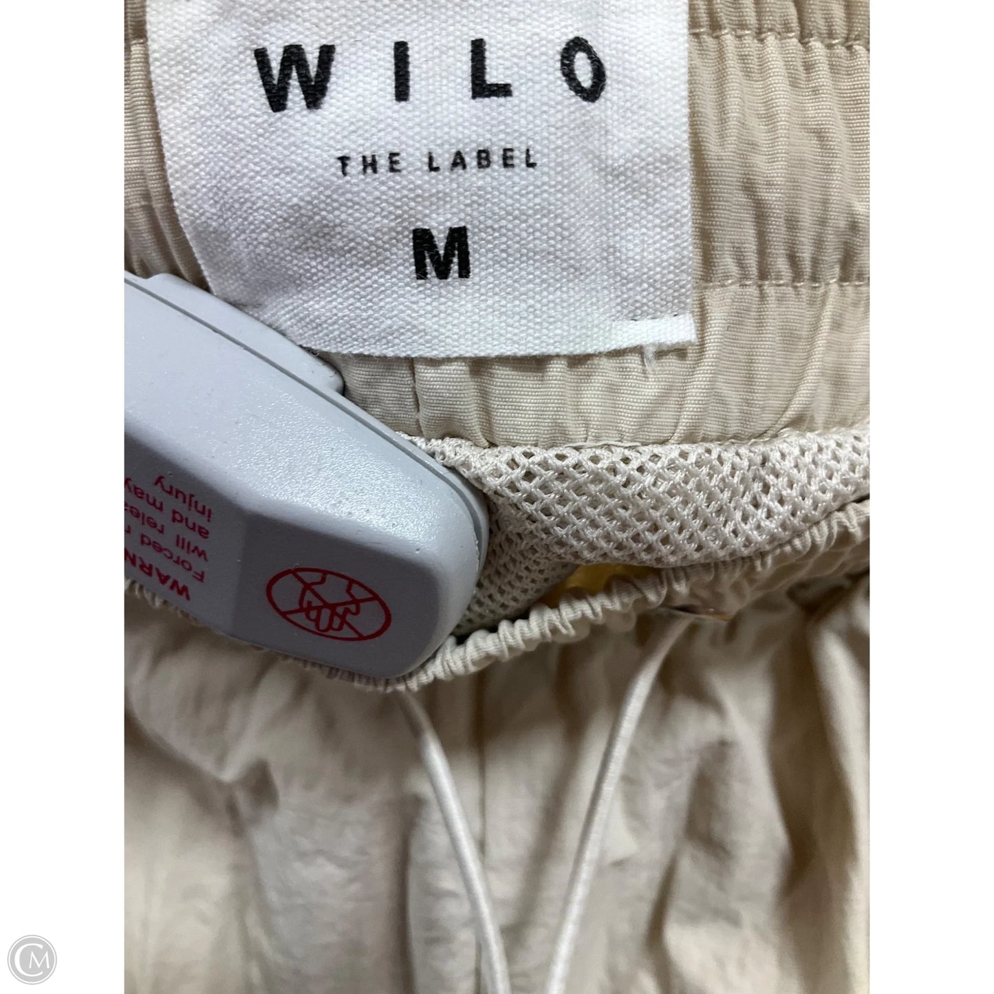 Athletic Pants By Wilo In Cream, Size: M