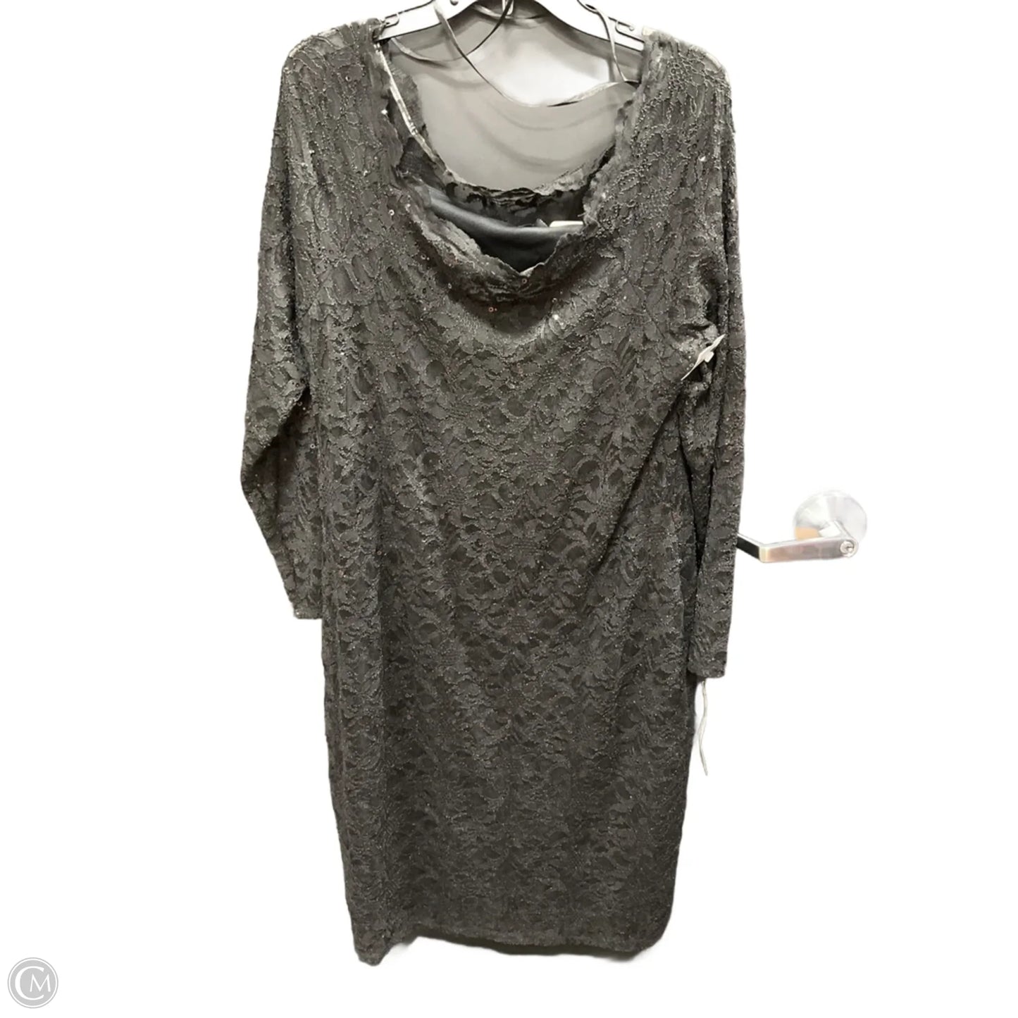Dress Party Midi By Tiana B In Black, Size: 20