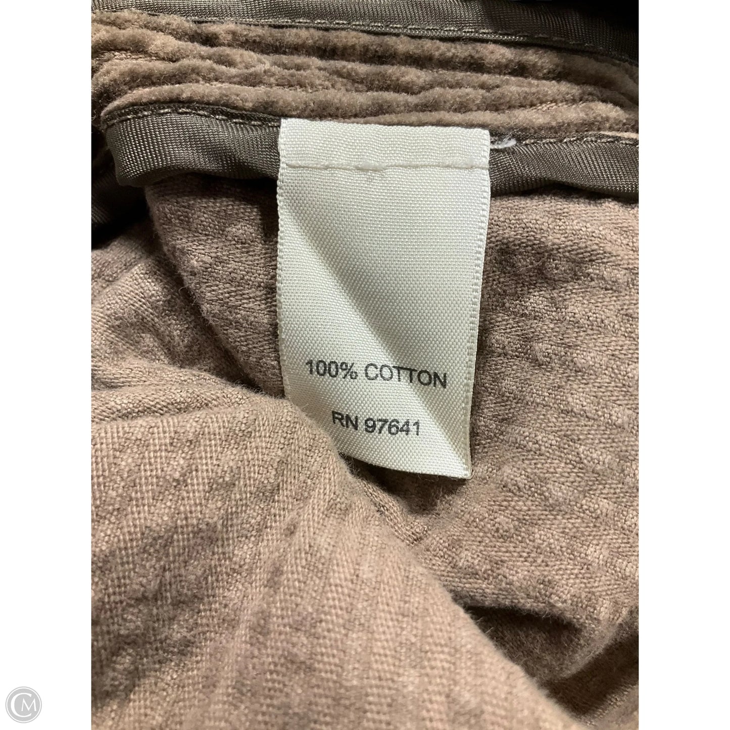 Jacket Shirt By J. Jill In Brown, Size: M