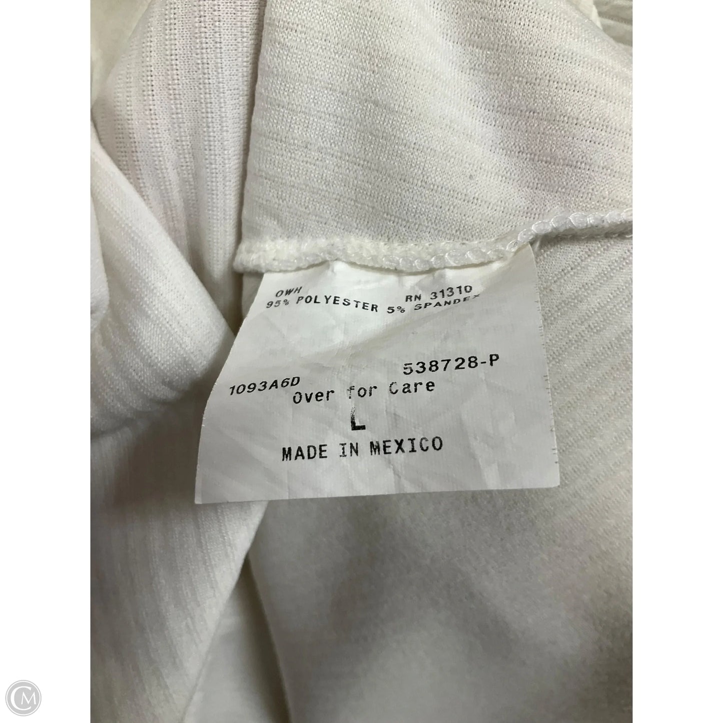 Top Short Sleeve By By & By In White, Size: L