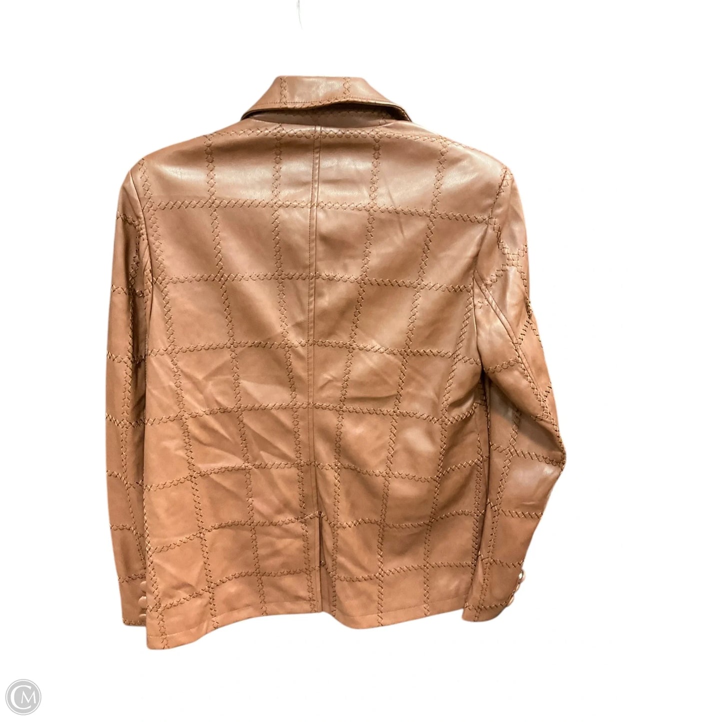 Jacket Leather By Bagatelle In Brown, Size: S