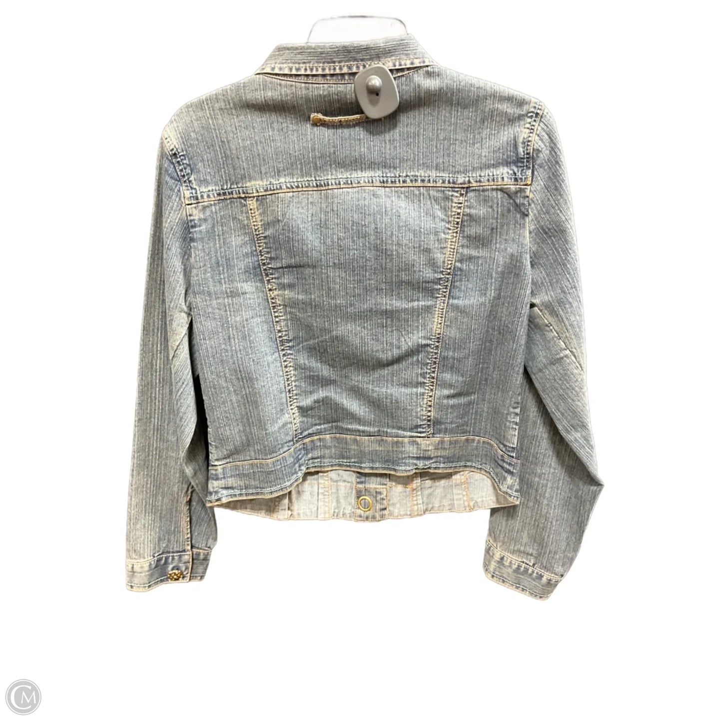 Jacket Denim By Cabi In Blue Denim, Size: M