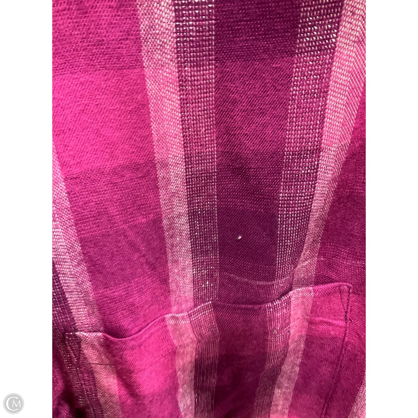 Blouse Long Sleeve By Lane Bryant In Striped Pattern, Size: 18