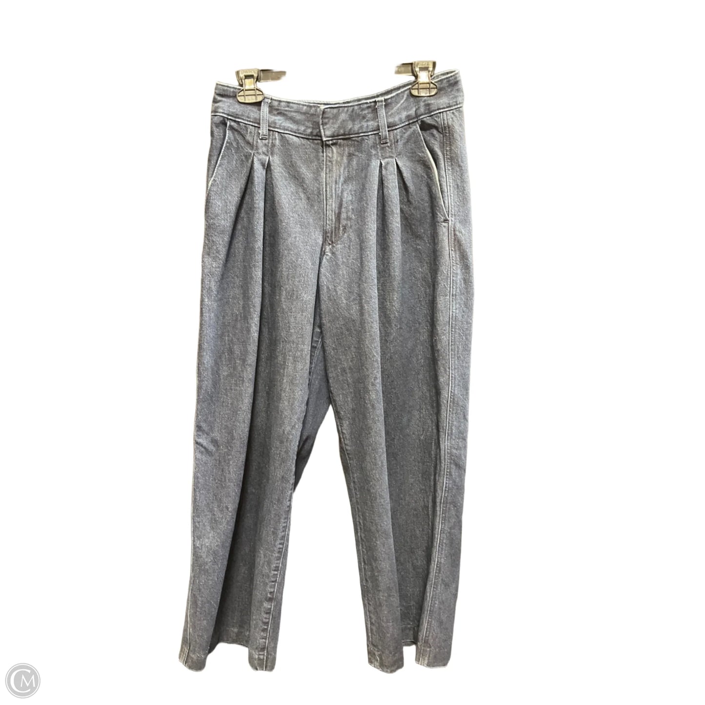 Jeans Wide Leg By Banana Republic In Blue Denim, Size: 8