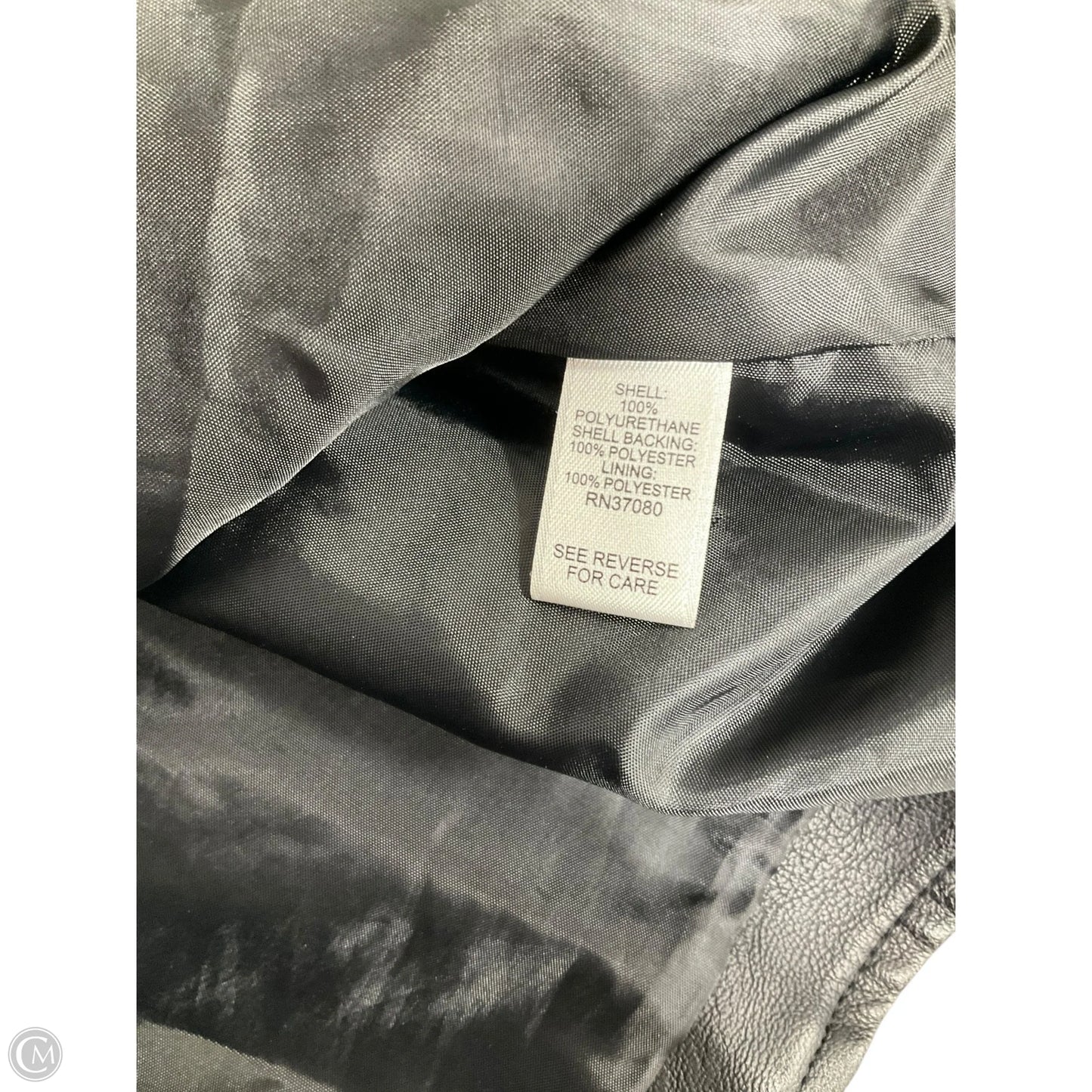 Jacket Moto By Cato In Black, Size: 14