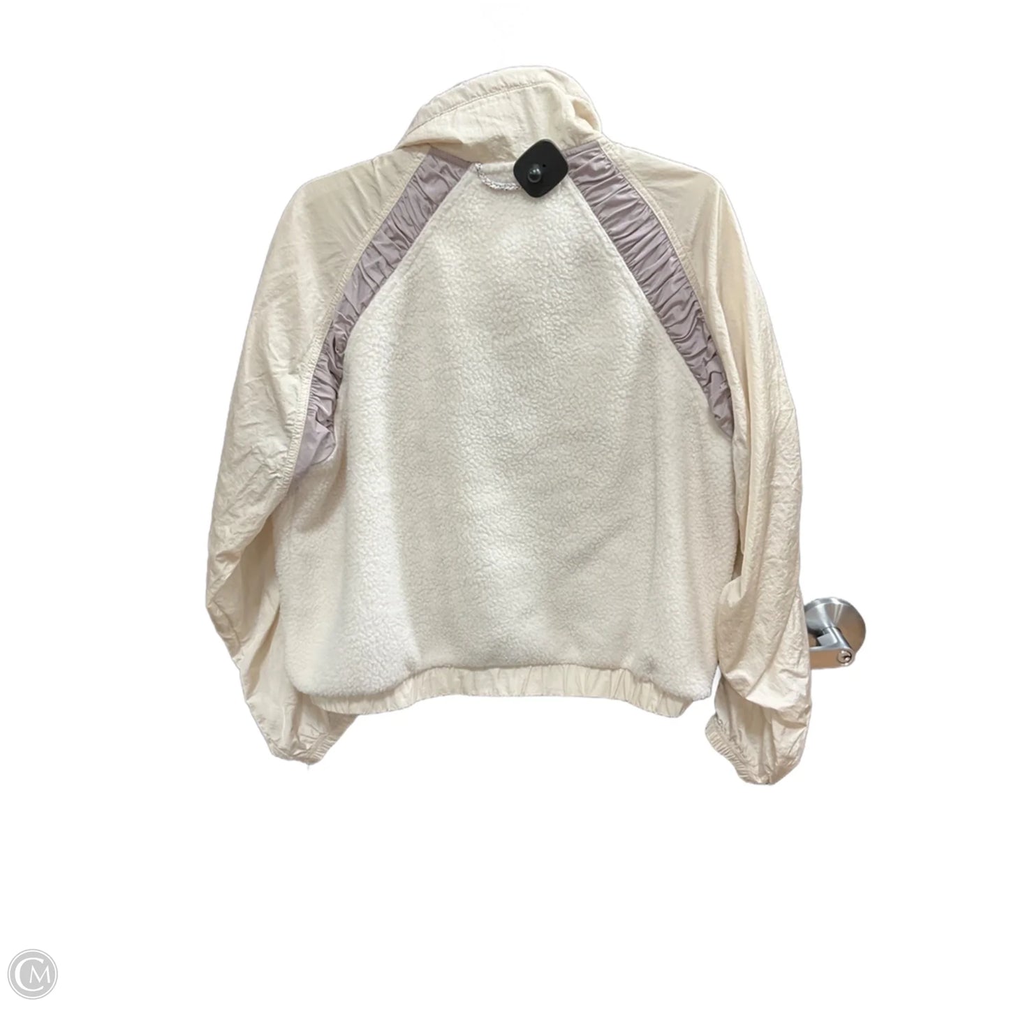 Jacket Windbreaker By Free People In Cream, Size: Sp