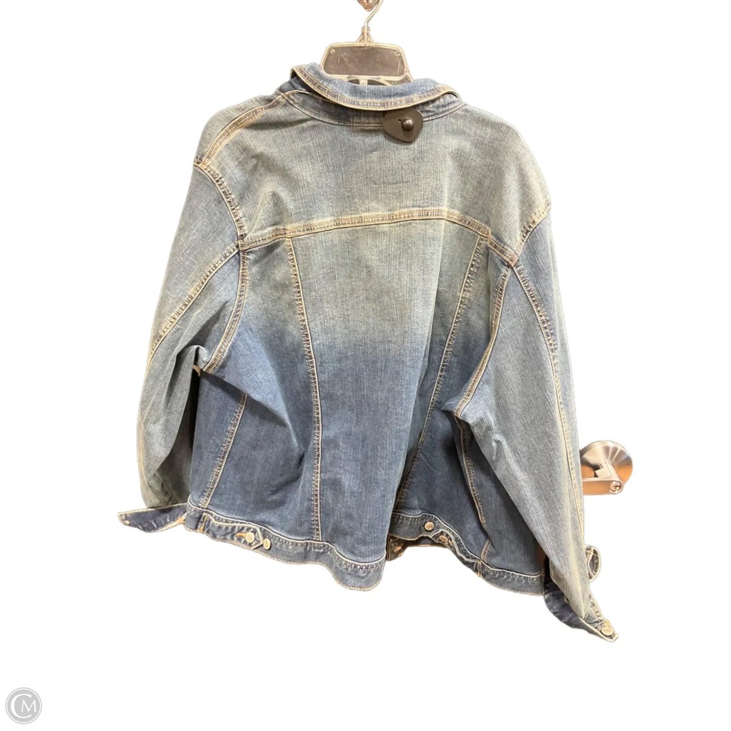 Jacket Denim By Maurices In Blue Denim, Size: 3x