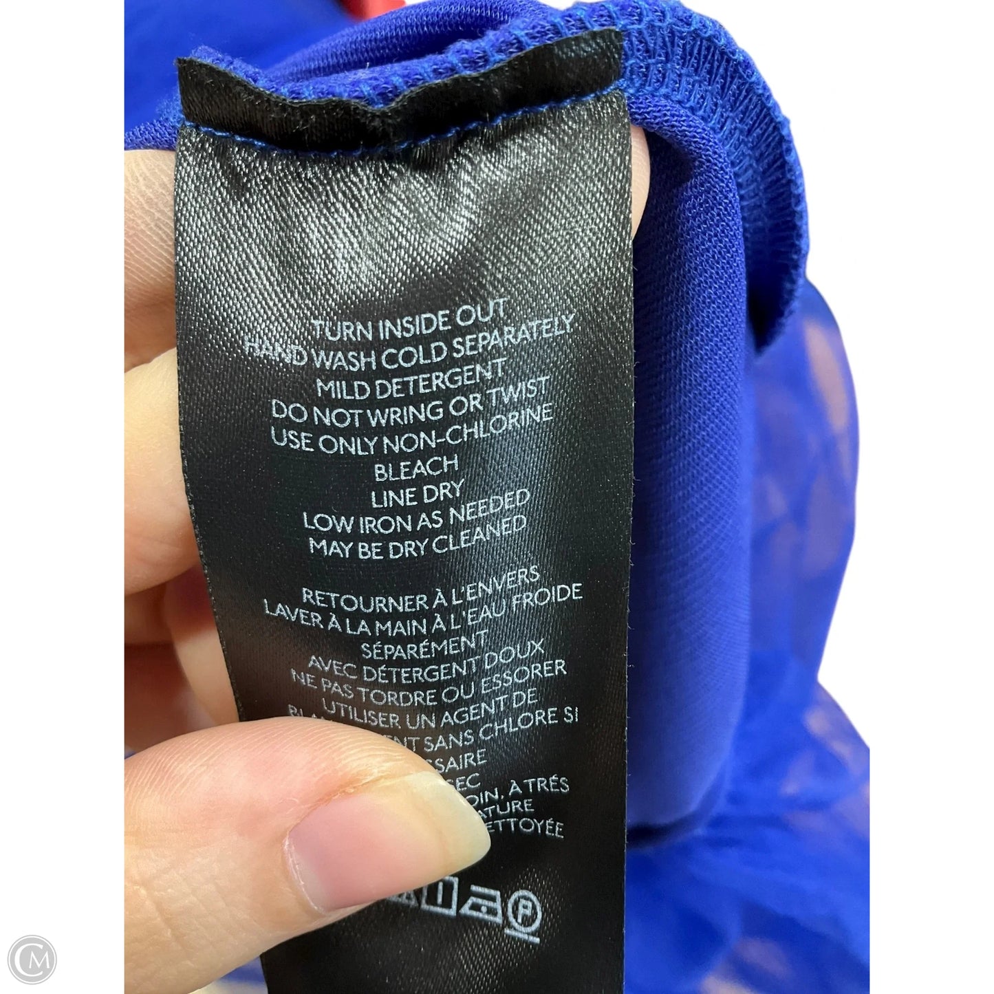 Dress Casual Maxi By Maeve In Blue, Size: L