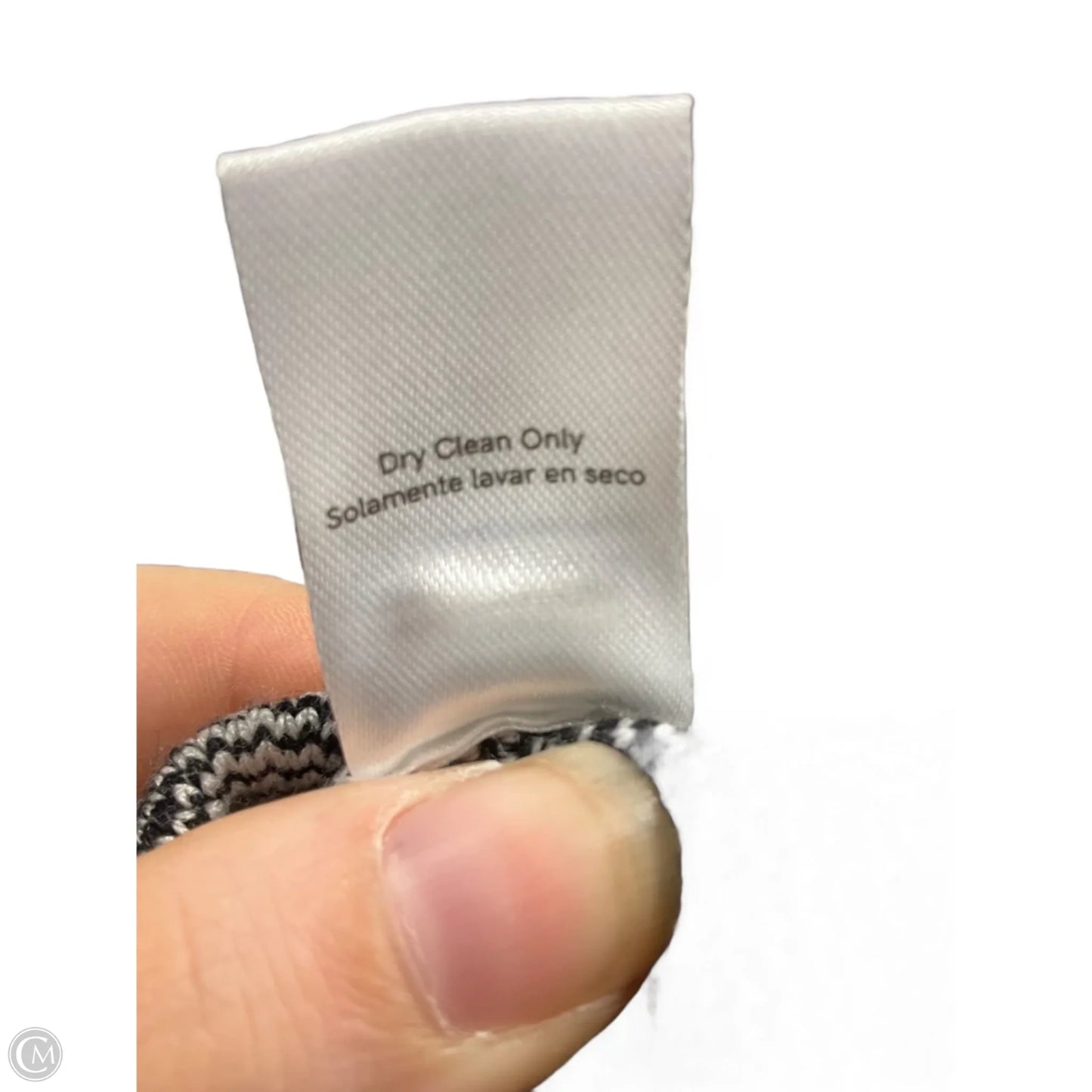 Dress Casual Midi By Venus In Black & White, Size: M