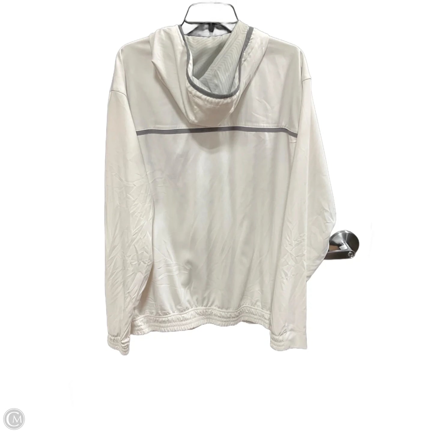 Athletic Jacket By Under Armour In White, Size: 2x