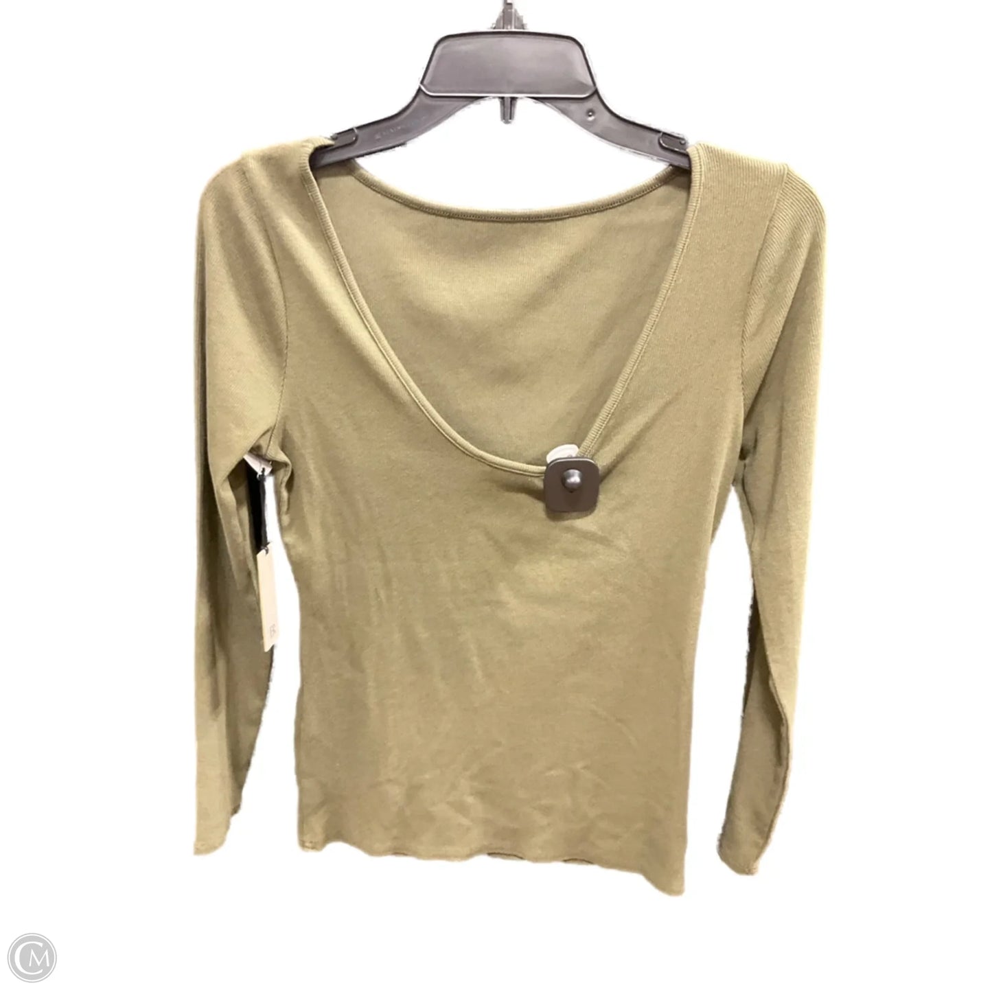 Top Long Sleeve Basic By Clothes Mentor In Green, Size: M