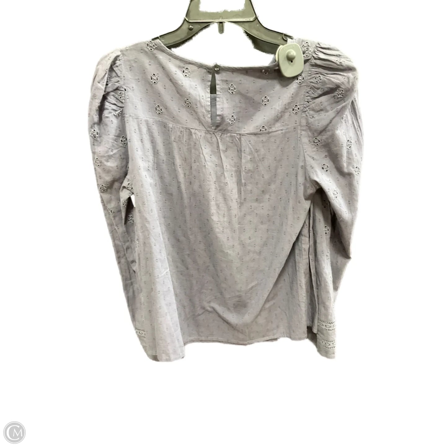 Top Long Sleeve By Universal Thread In Grey, Size: L