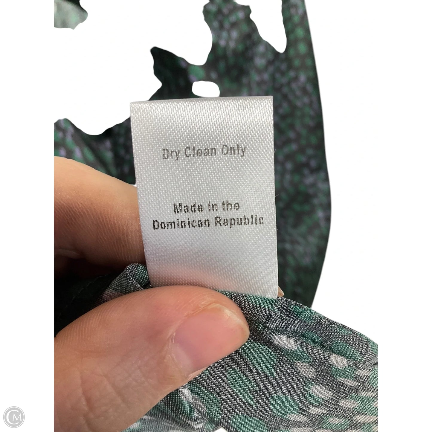 Top Cami By Tucker In Black & Green, Size: S