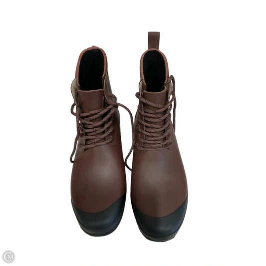 Boots Ankle Flats By Madewell In Brown, Size: 10