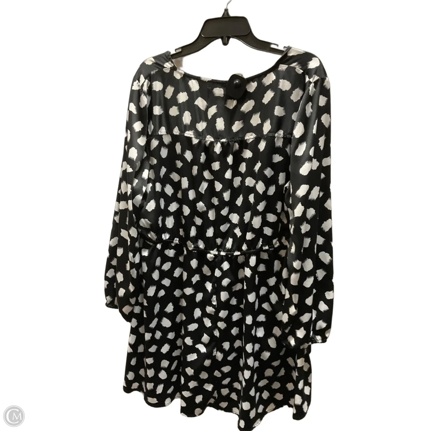 Top Long Sleeve By Lane Bryant In Black & White, Size: Xxl