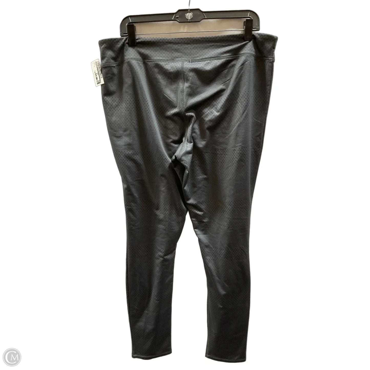 Athletic Leggings By Adidas In Grey, Size: Xl