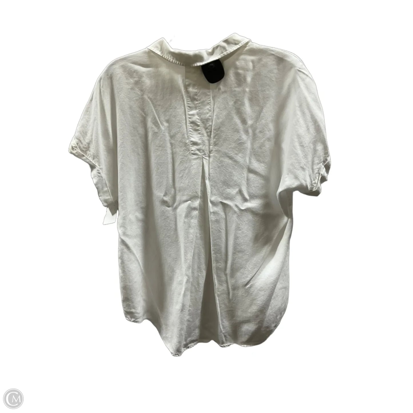 Blouse Short Sleeve By Cloth & Stone In White, Size: M