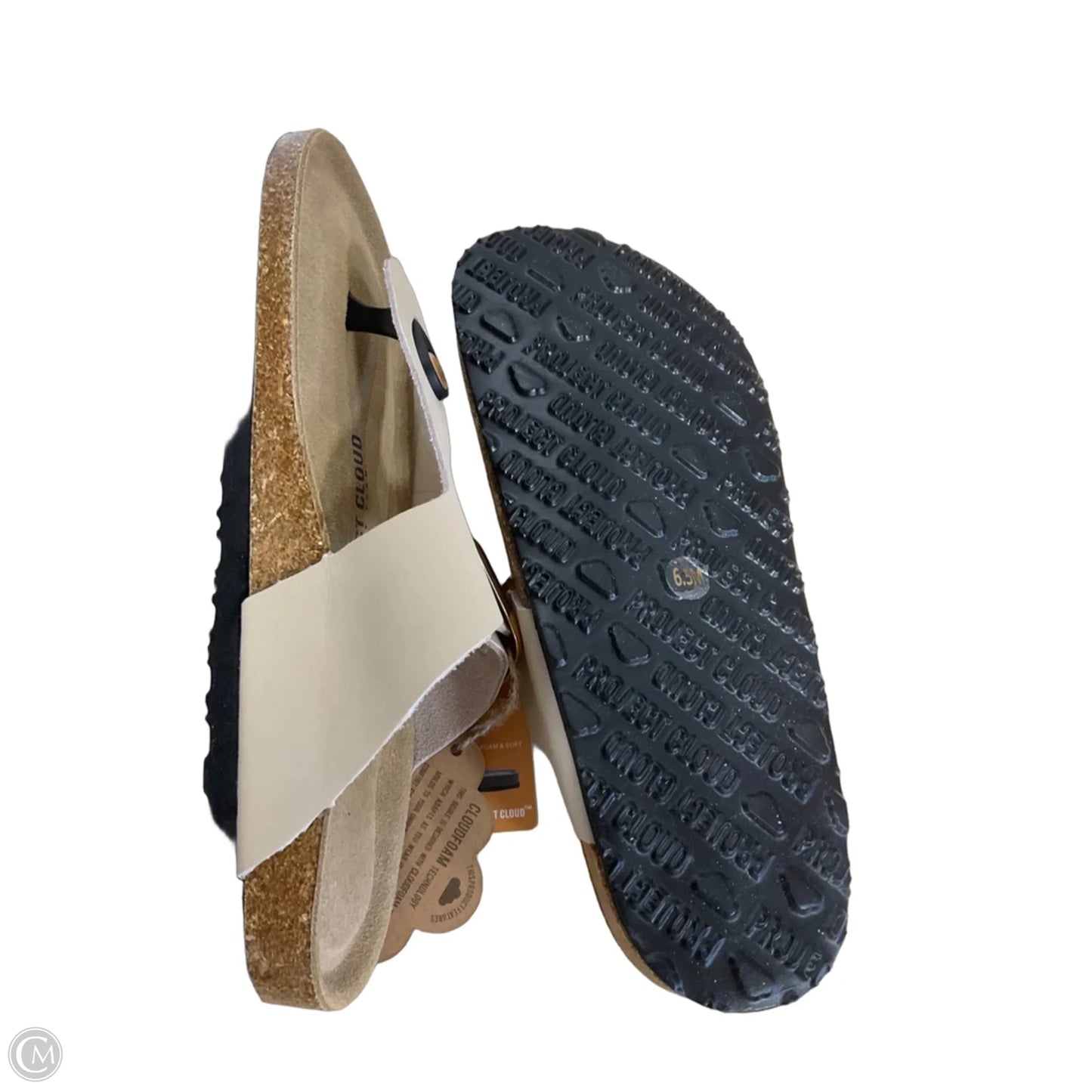 Sandals Flats By Cmc In Tan, Size: 6.5