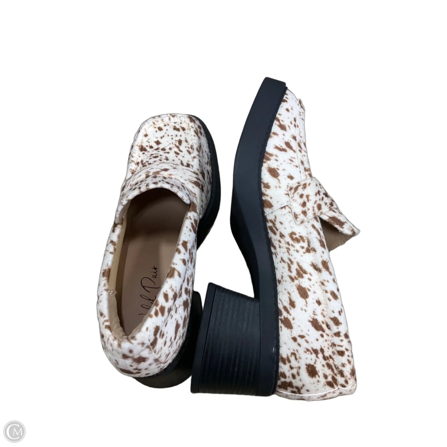 Shoes Heels Block By Cmf In Animal Print, Size: 8.5