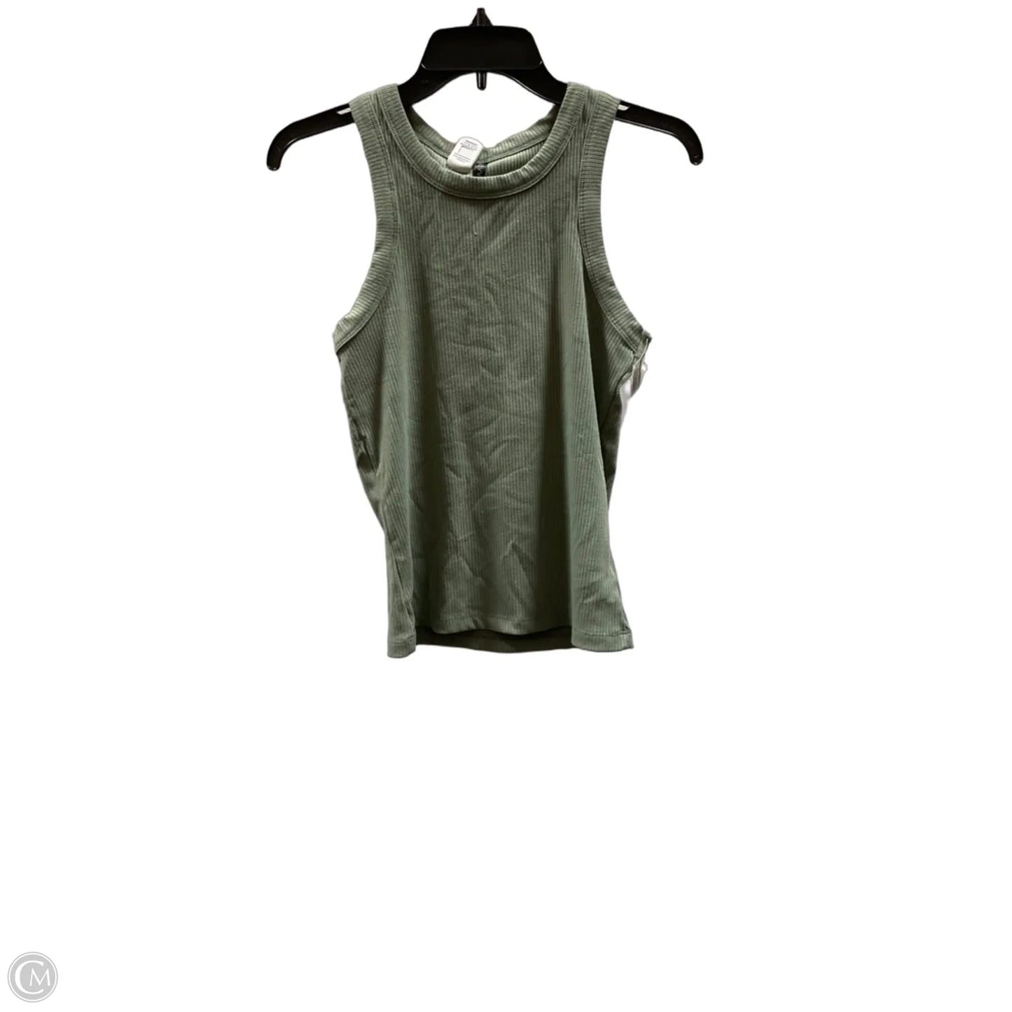 Top Sleeveless By Savvi In Green, Size: M