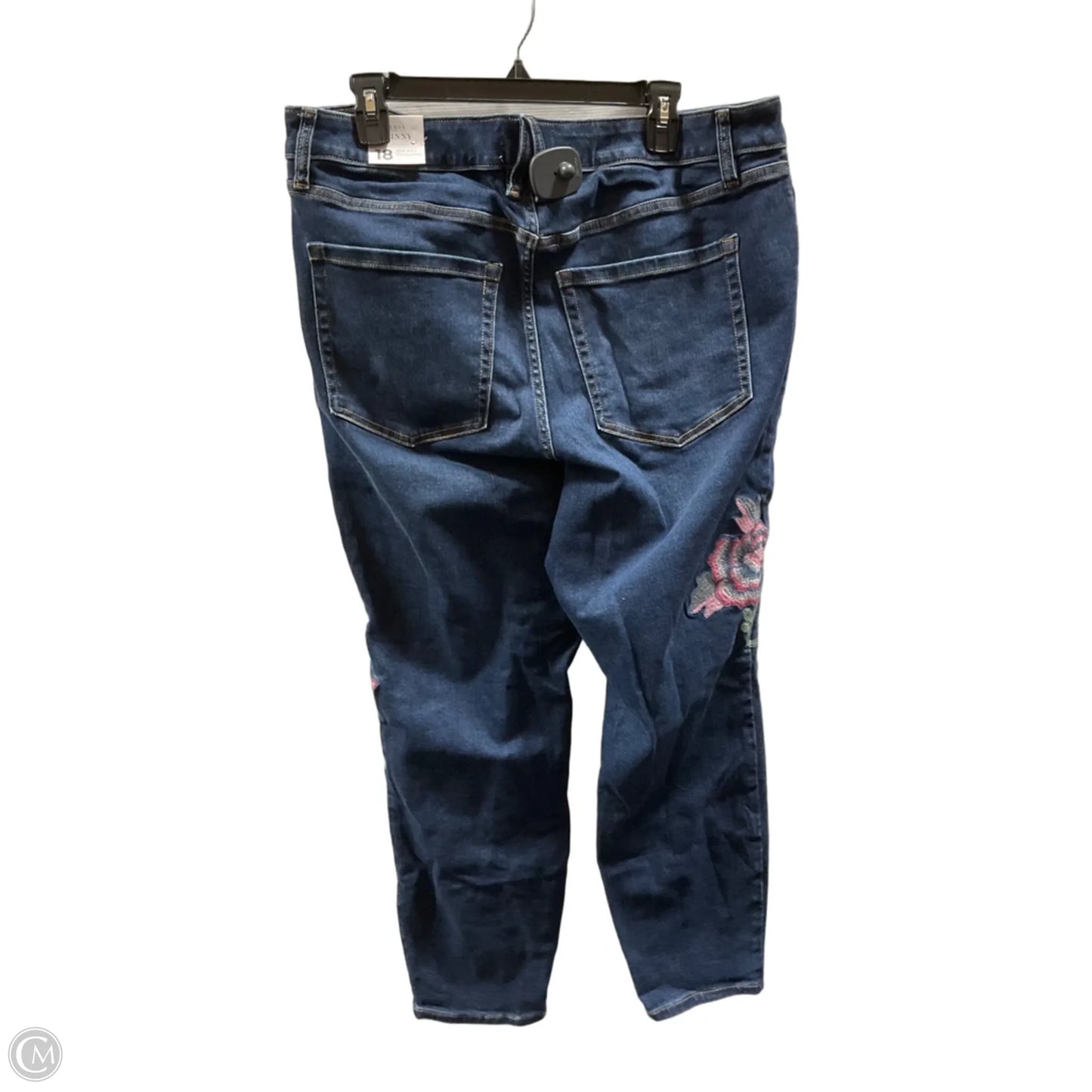 Jeans Skinny By Lane Bryant In Blue Denim, Size: 18