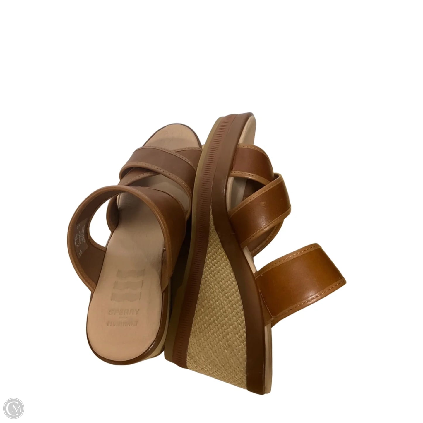 Sandals Heels Platform By Sperry In Brown, Size: 10
