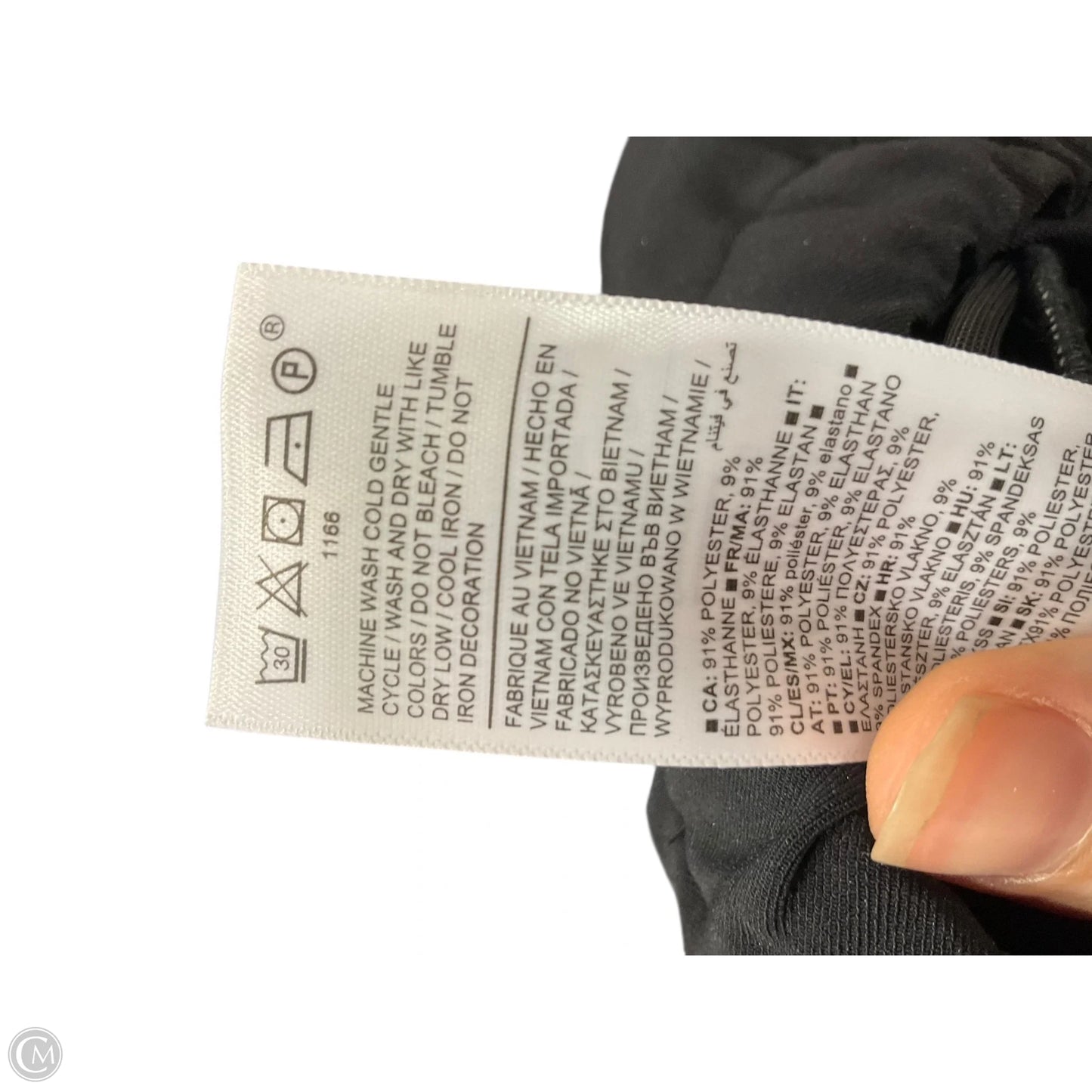 Athletic Pants By Athleta In Black & White, Size: M