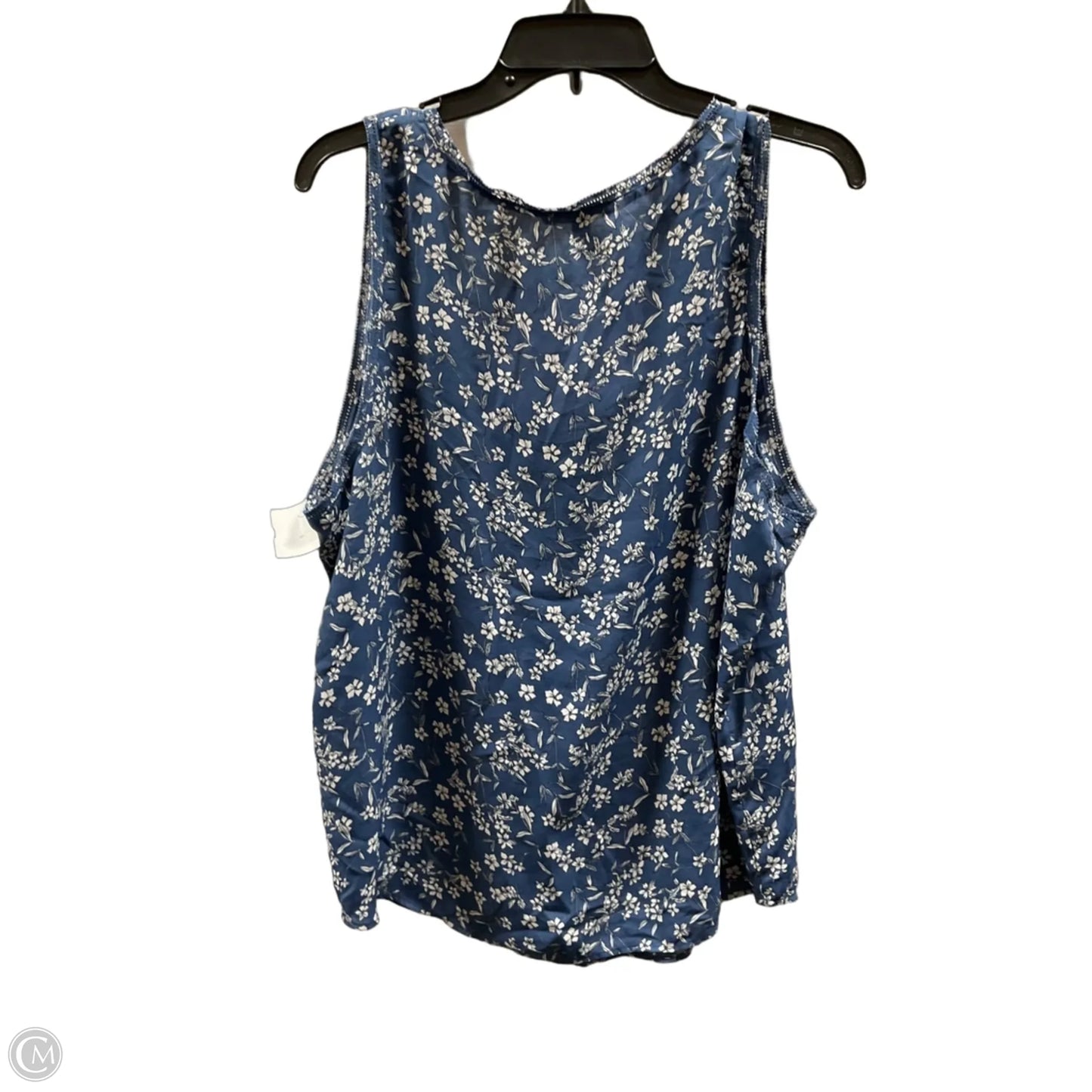 Top Sleeveless By Banana Republic In Blue, Size: Xl