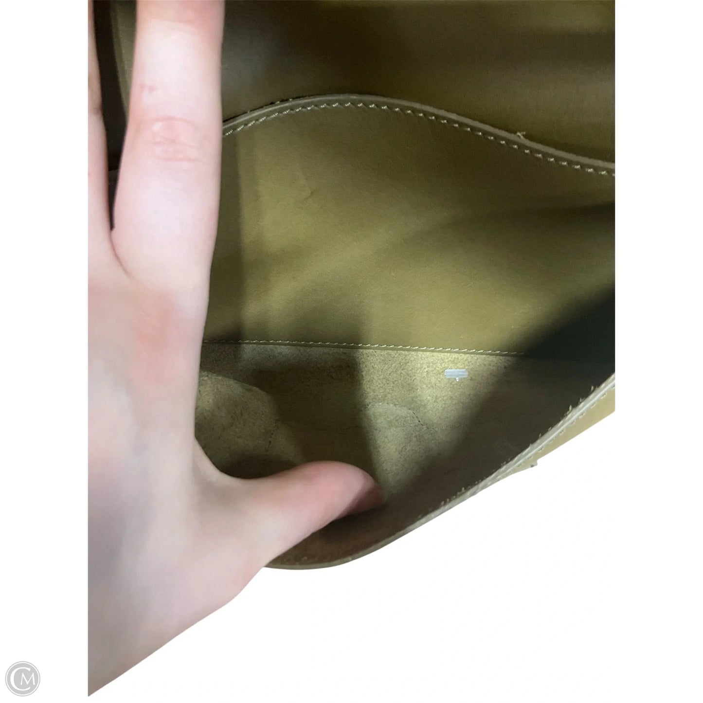 Clutch Leather By Cma, Size: Large