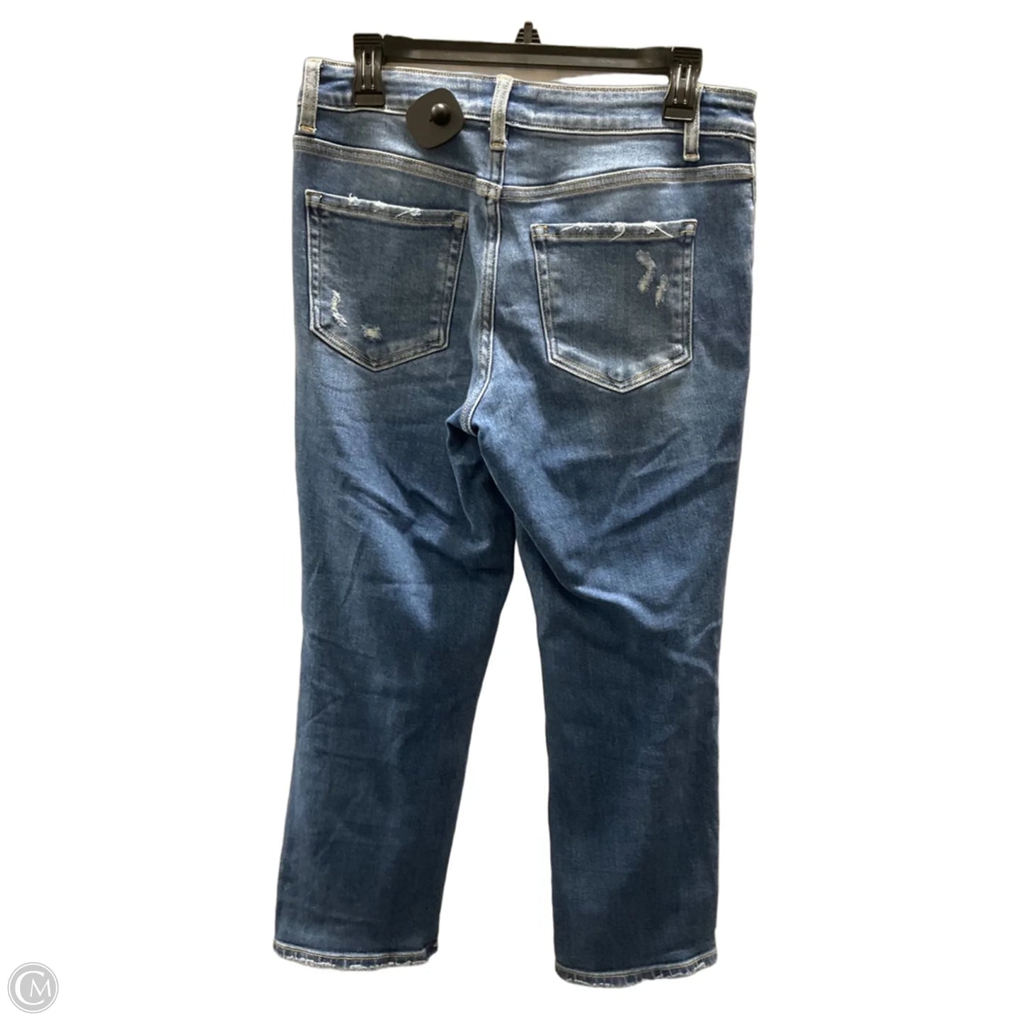 Jeans Straight By Vervet In Blue Denim, Size: 8