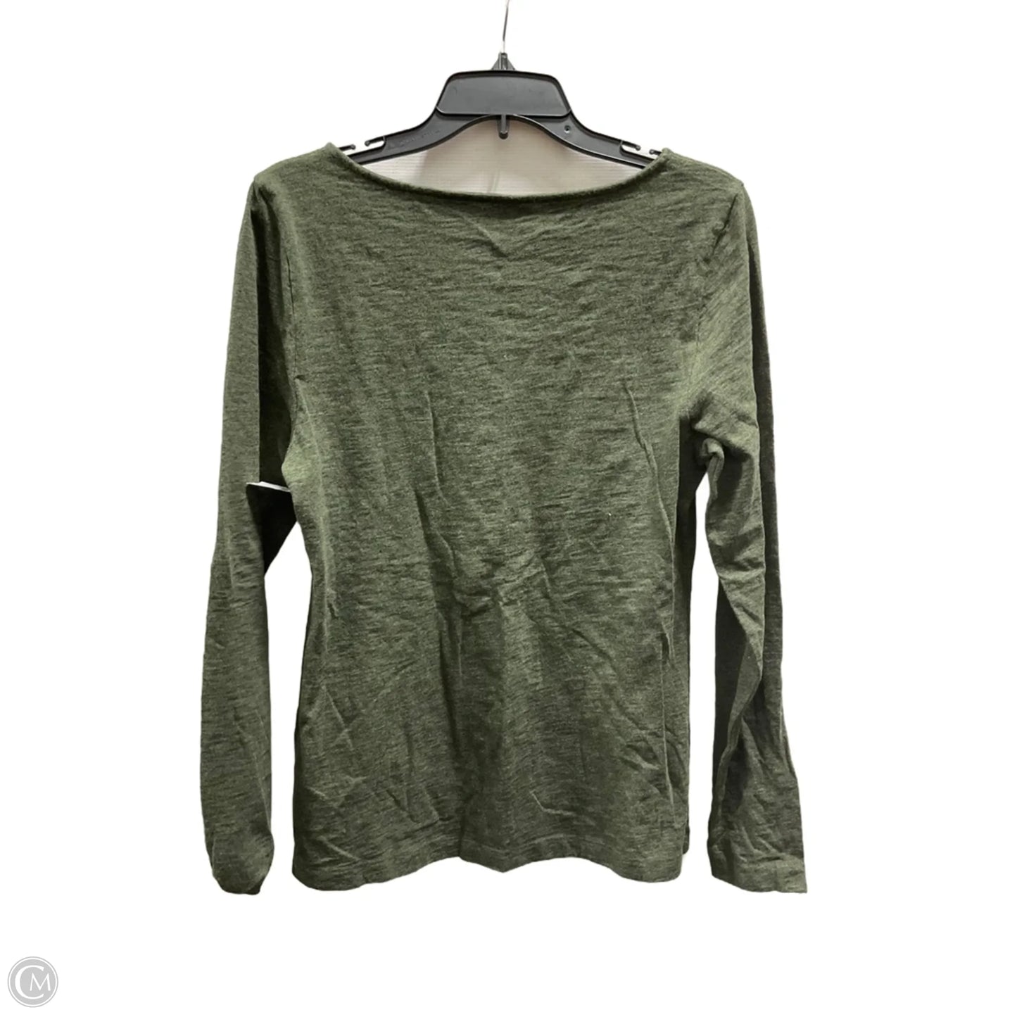 Top Long Sleeve By J. Crew In Green, Size: L