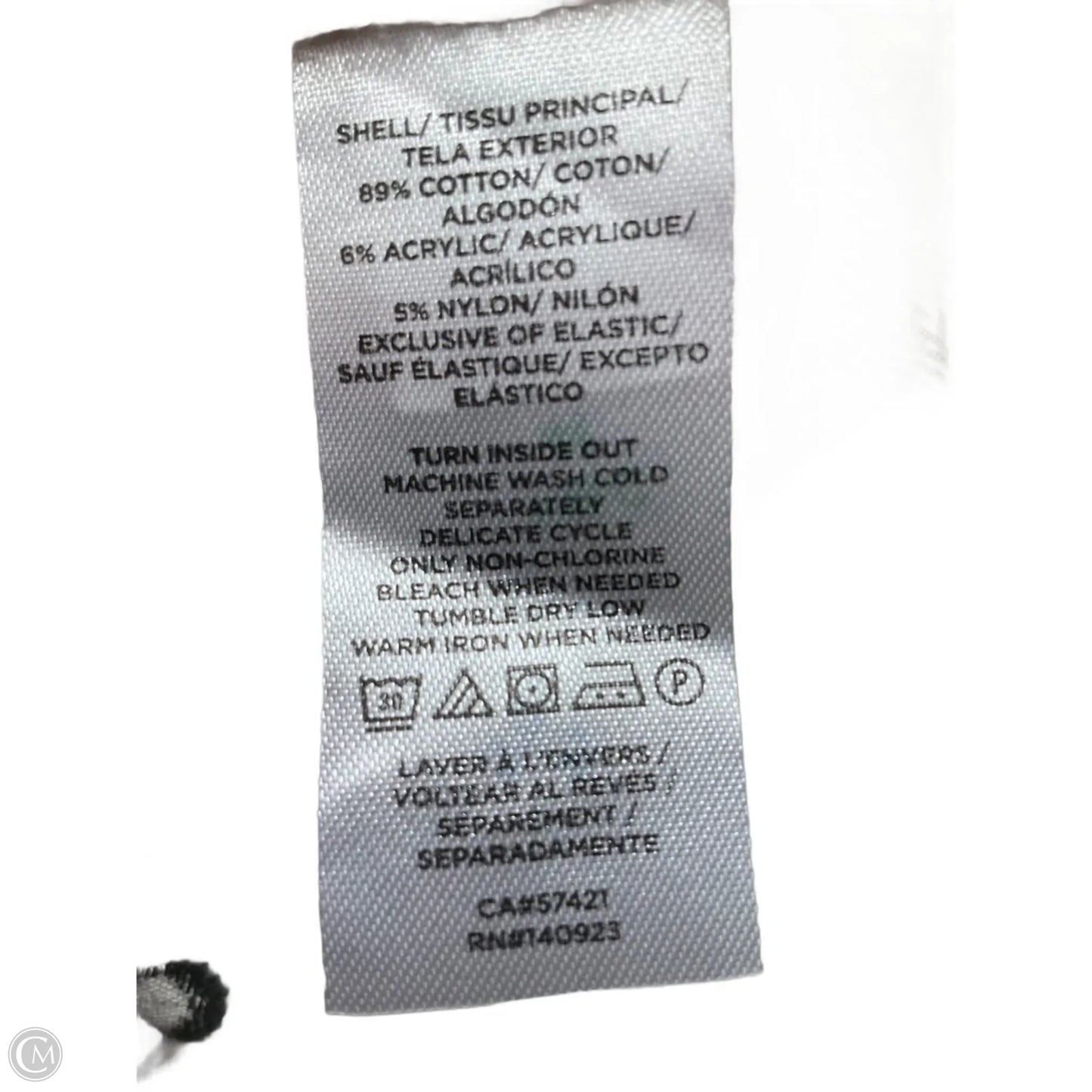 Top Long Sleeve By Loft In White, Size: Medium