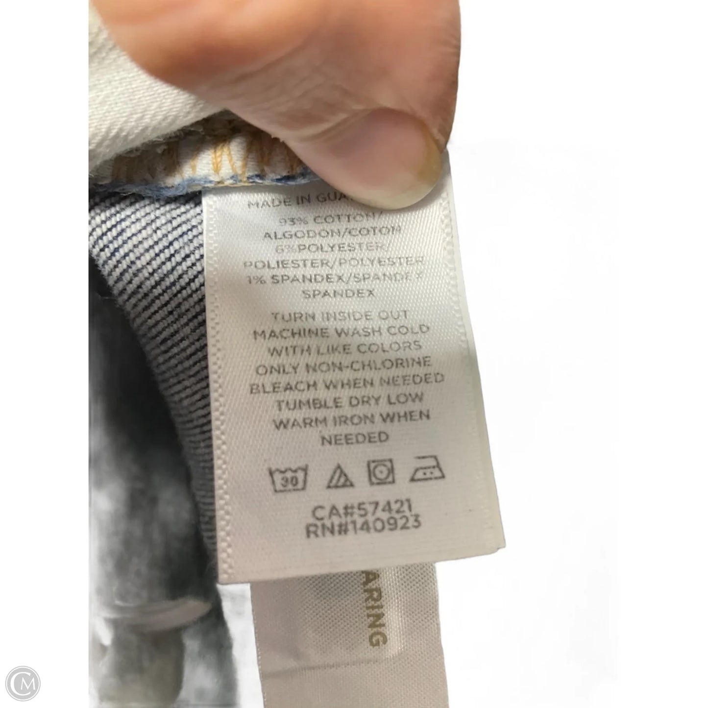 Jeans Flared By Loft In Blue Denim, Size: 8