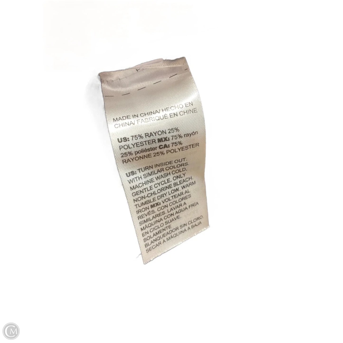 Top Long Sleeve By Chicos In Grey, Size: Xl