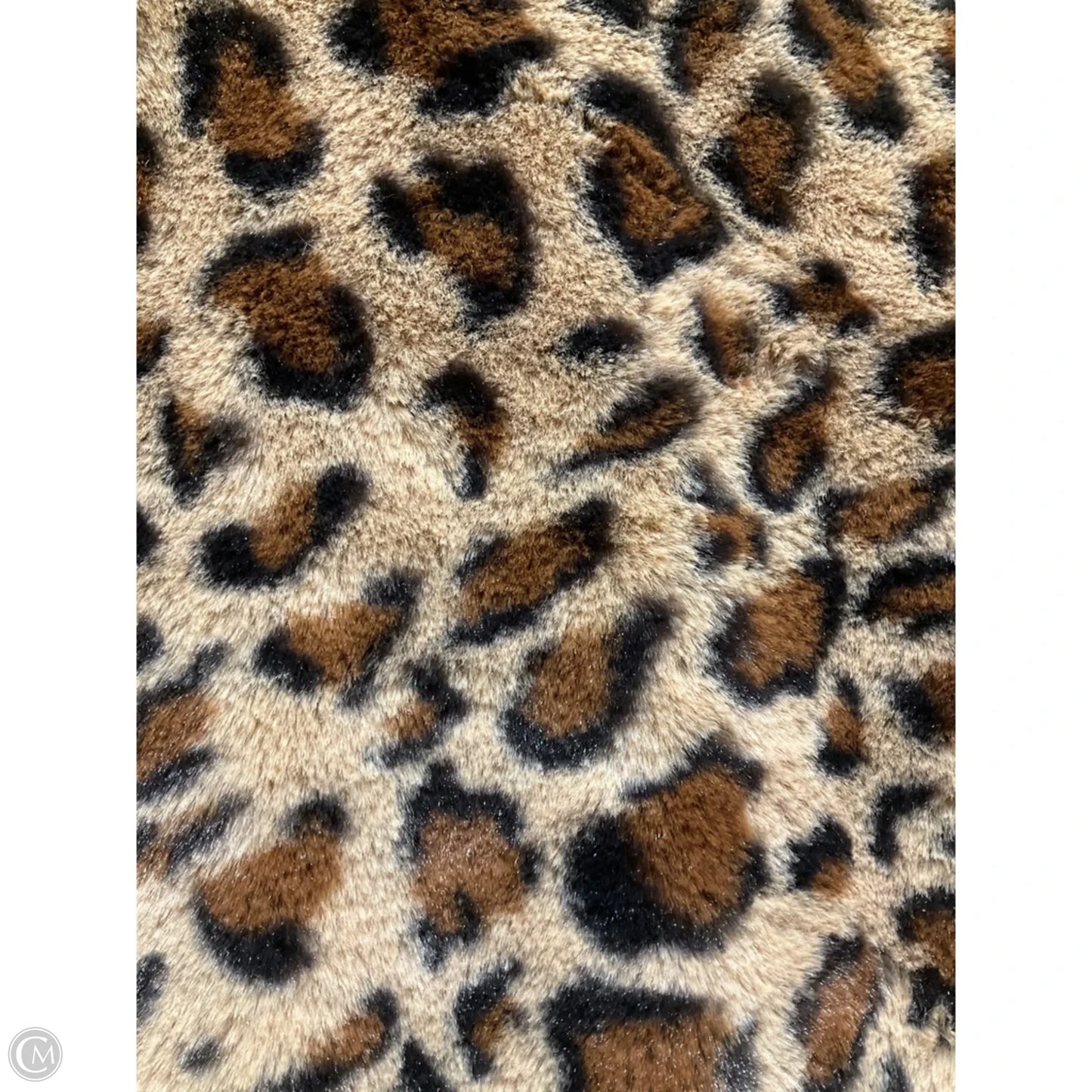 Jacket Faux Fur & Sherpa By Love Tree In Animal Print, Size: S