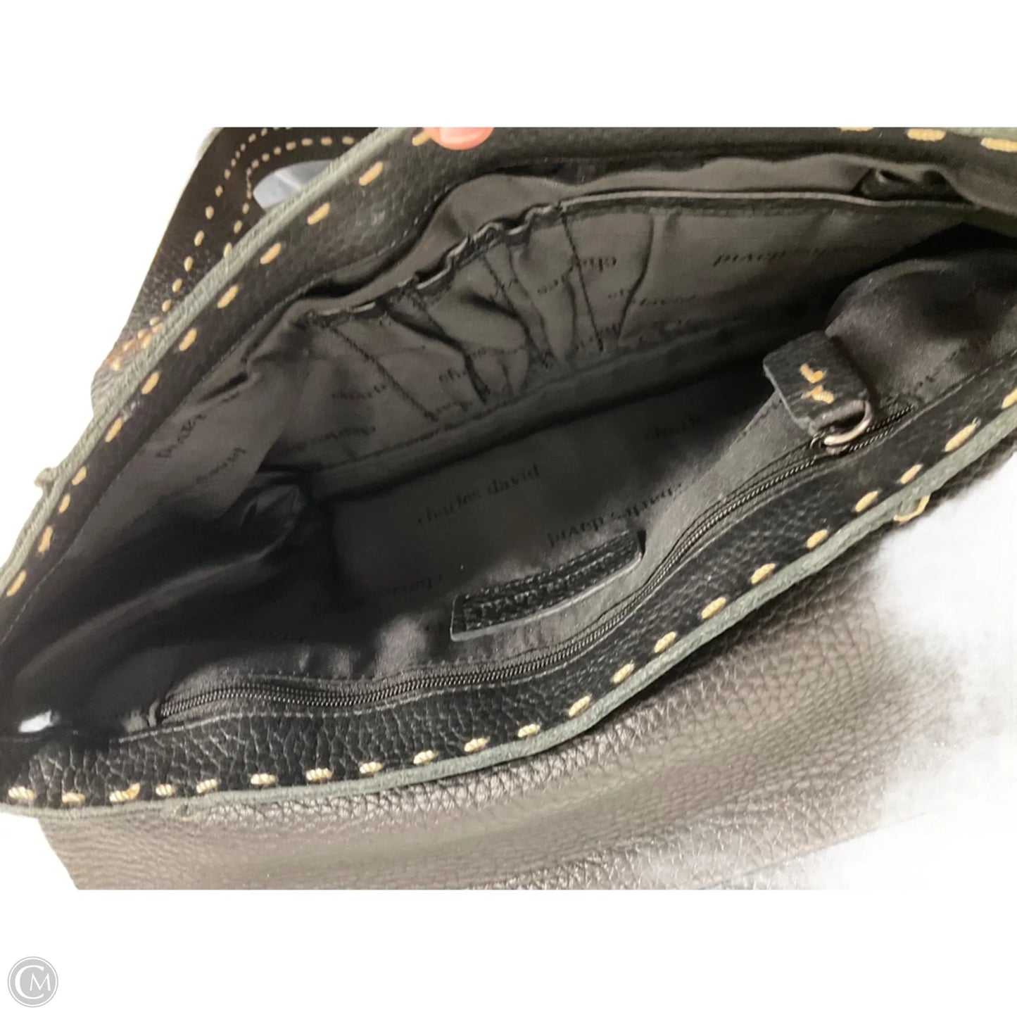 Handbag Leather By Charles David, Size: Small