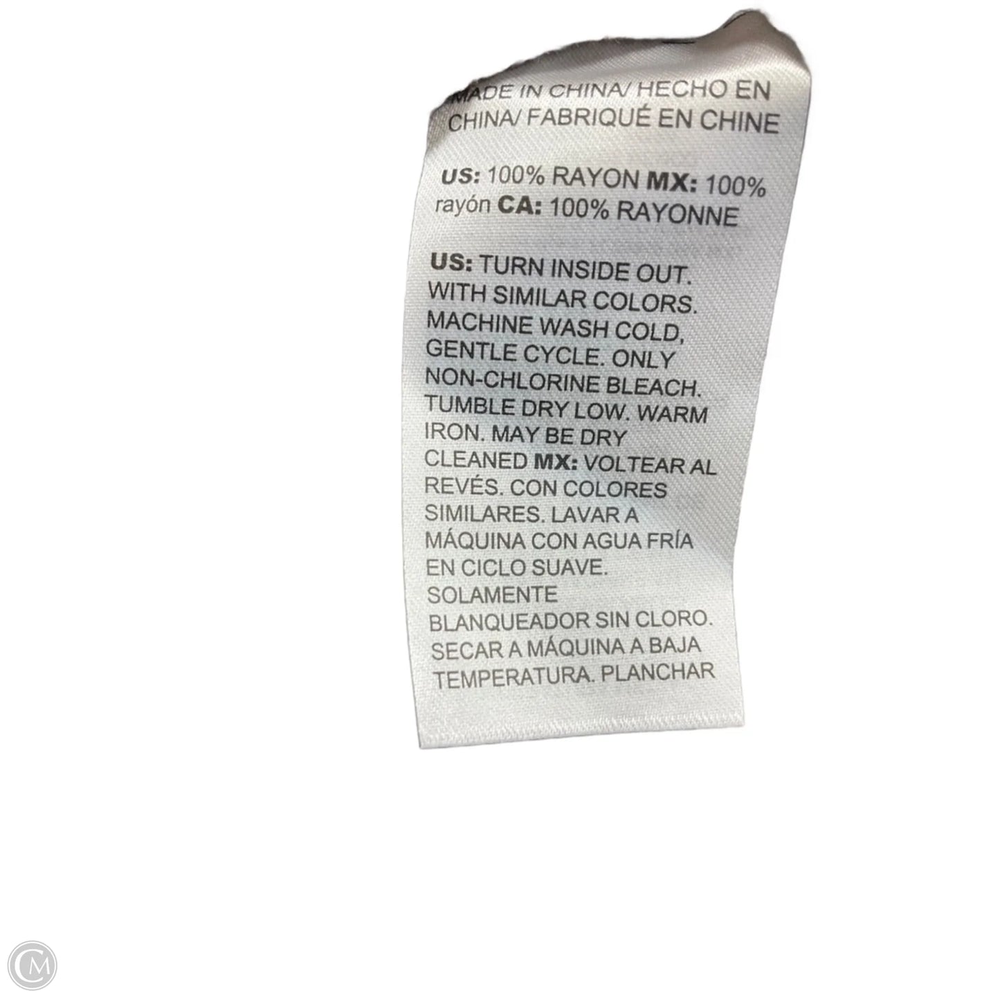 Top Sleeveless By Chicos In Animal Print, Size: M