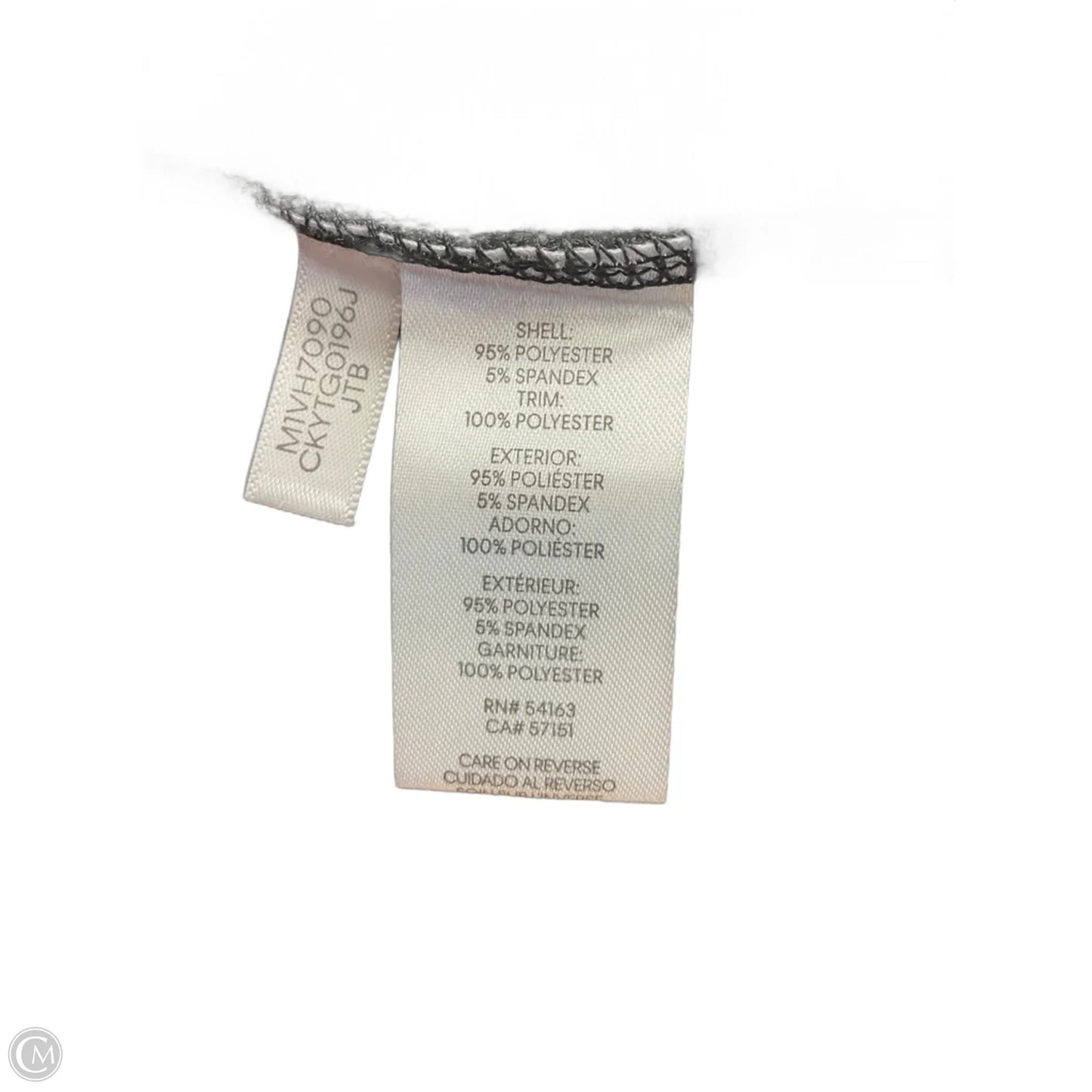 Top Long Sleeve By Calvin Klein In Black, Size: Xl