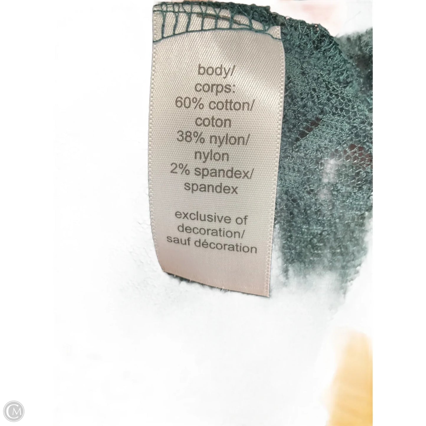 Top Long Sleeve By Express In Green, Size: Xs