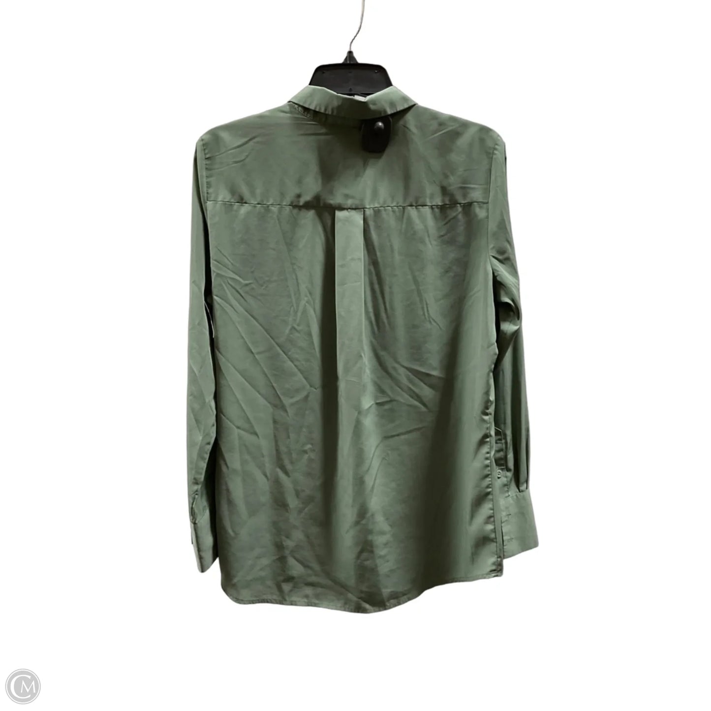 Blouse Long Sleeve By Nine West In Green, Size: M