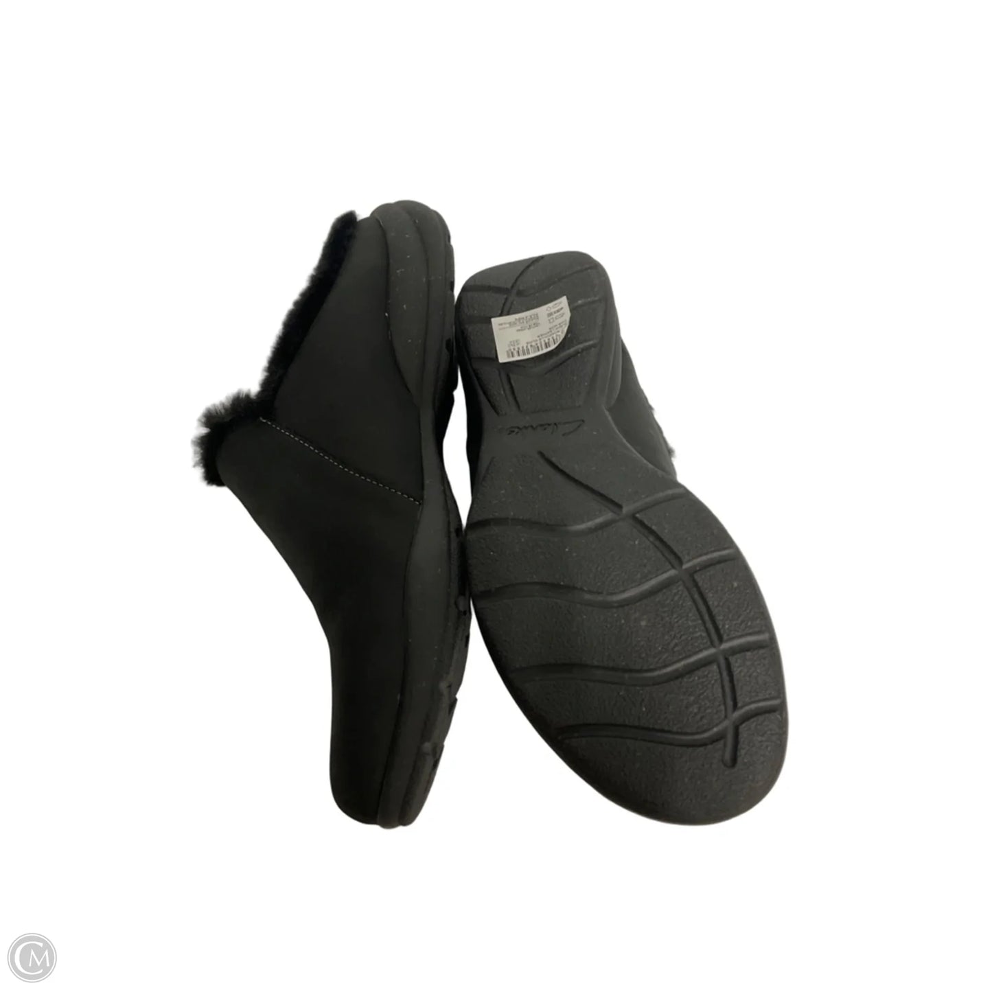 Shoes Flats By Clarks In Black, Size: 8