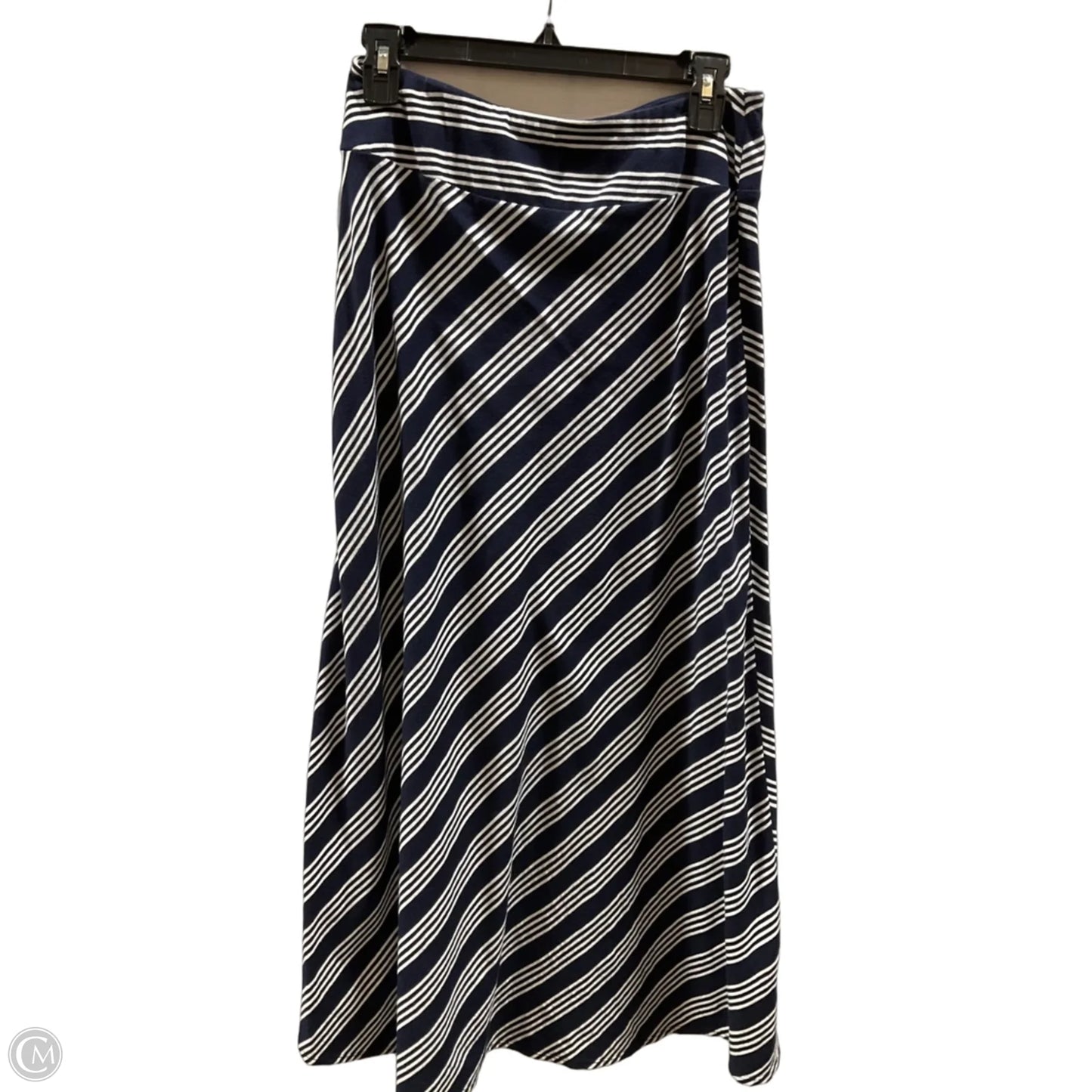 Skirt Maxi By Talbots In Striped Pattern, Size: Xs
