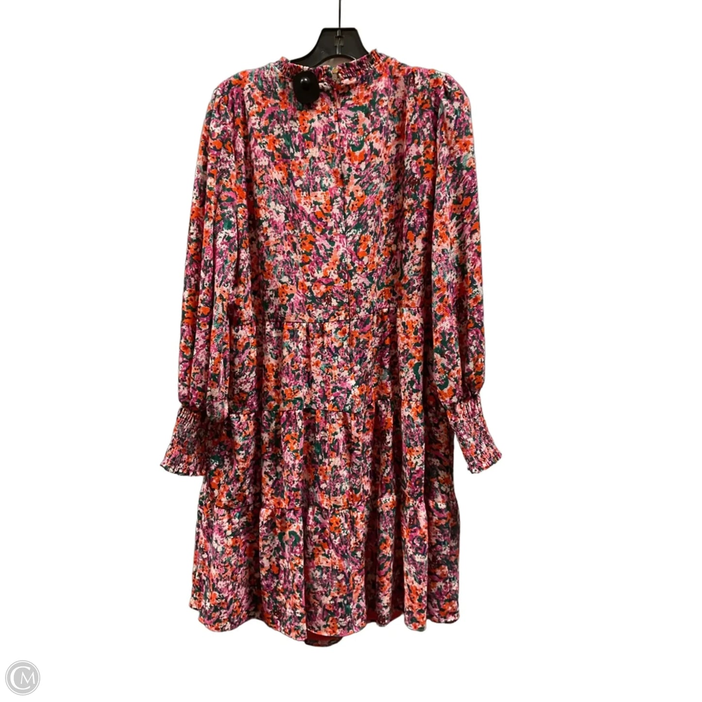 Dress Casual Midi By Cmf In Floral Print, Size: 16