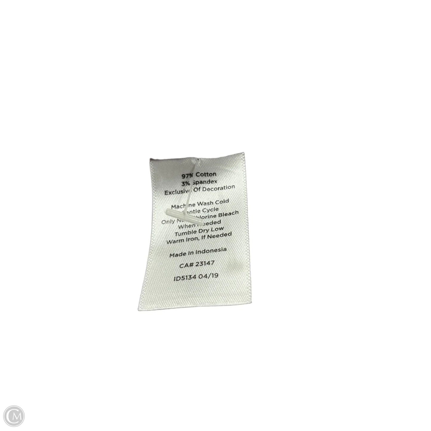 Blouse Long Sleeve By Talbots In Purple & White, Size: M