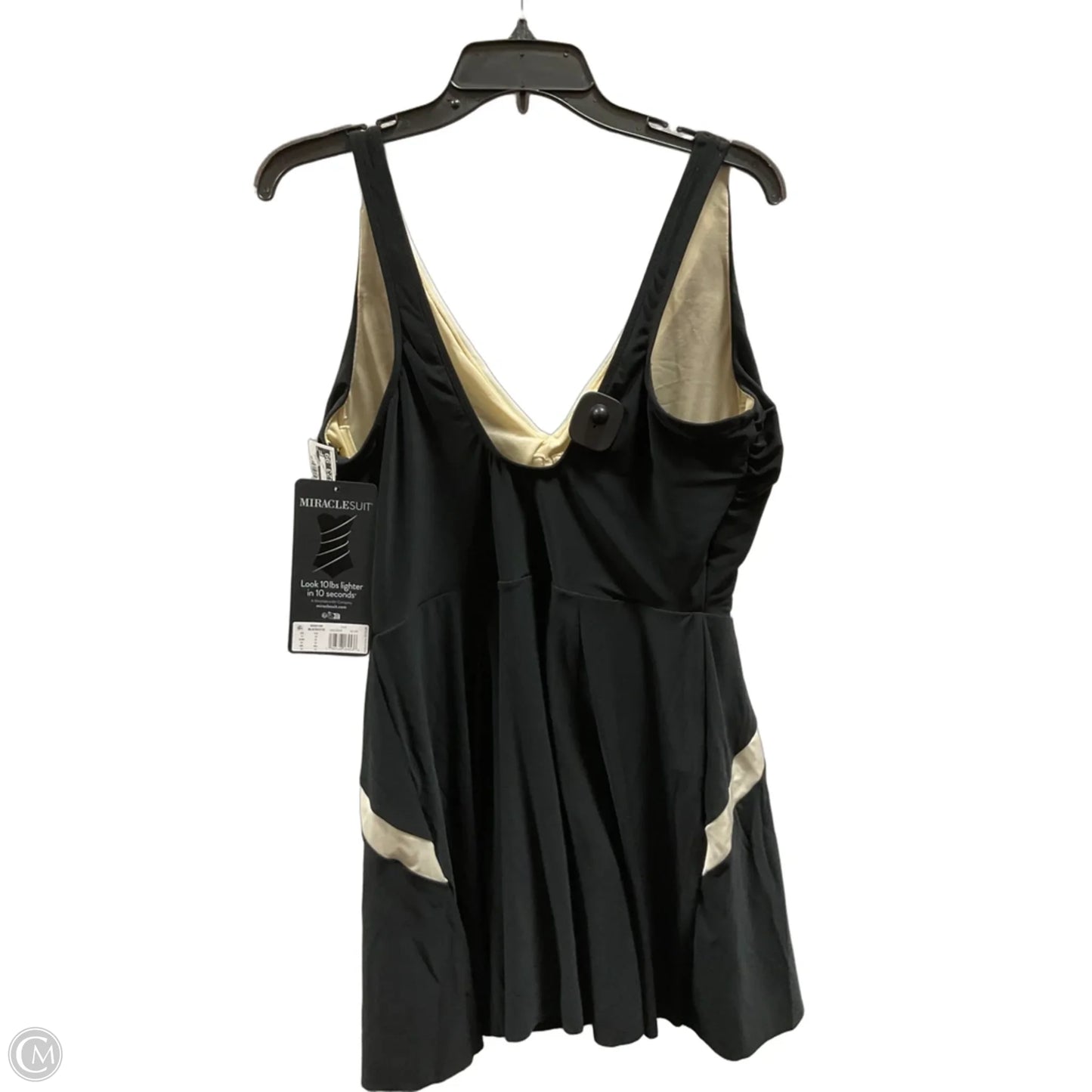 Swimsuit By Miraclesuit In Black & White, Size: 16