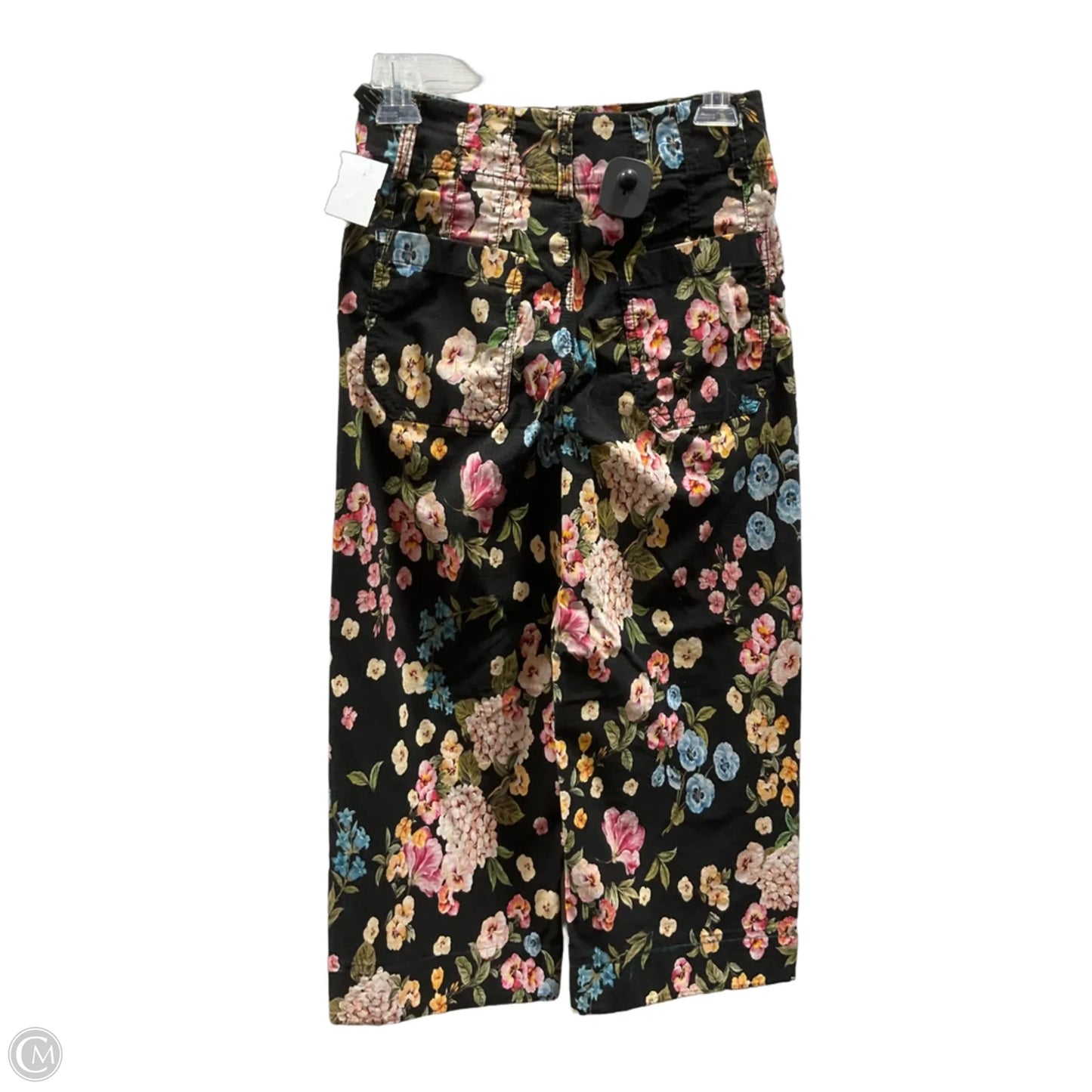 Pants Cropped By Maeve In Floral Print, Size: Xs