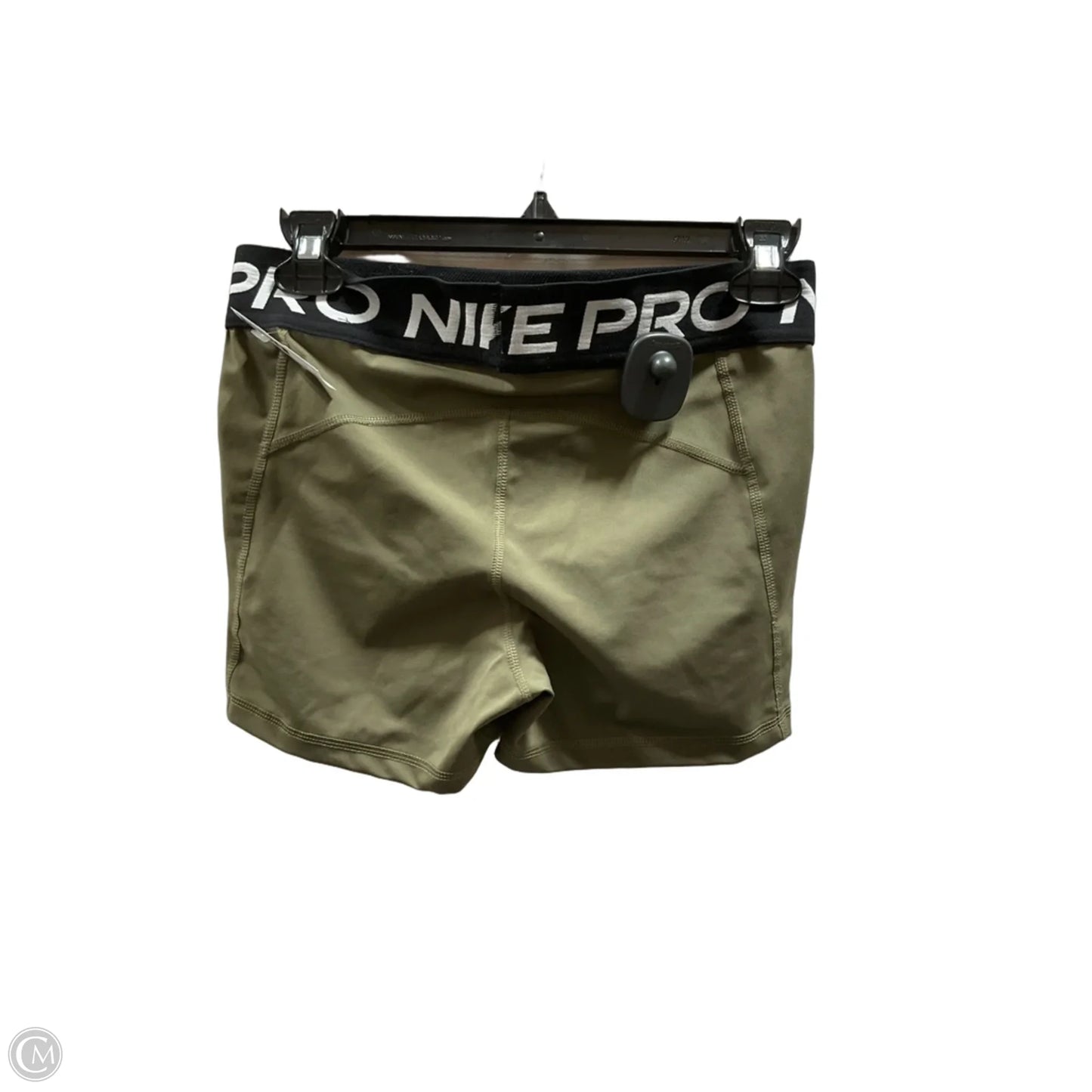 Athletic Shorts By Nike In Green, Size: M