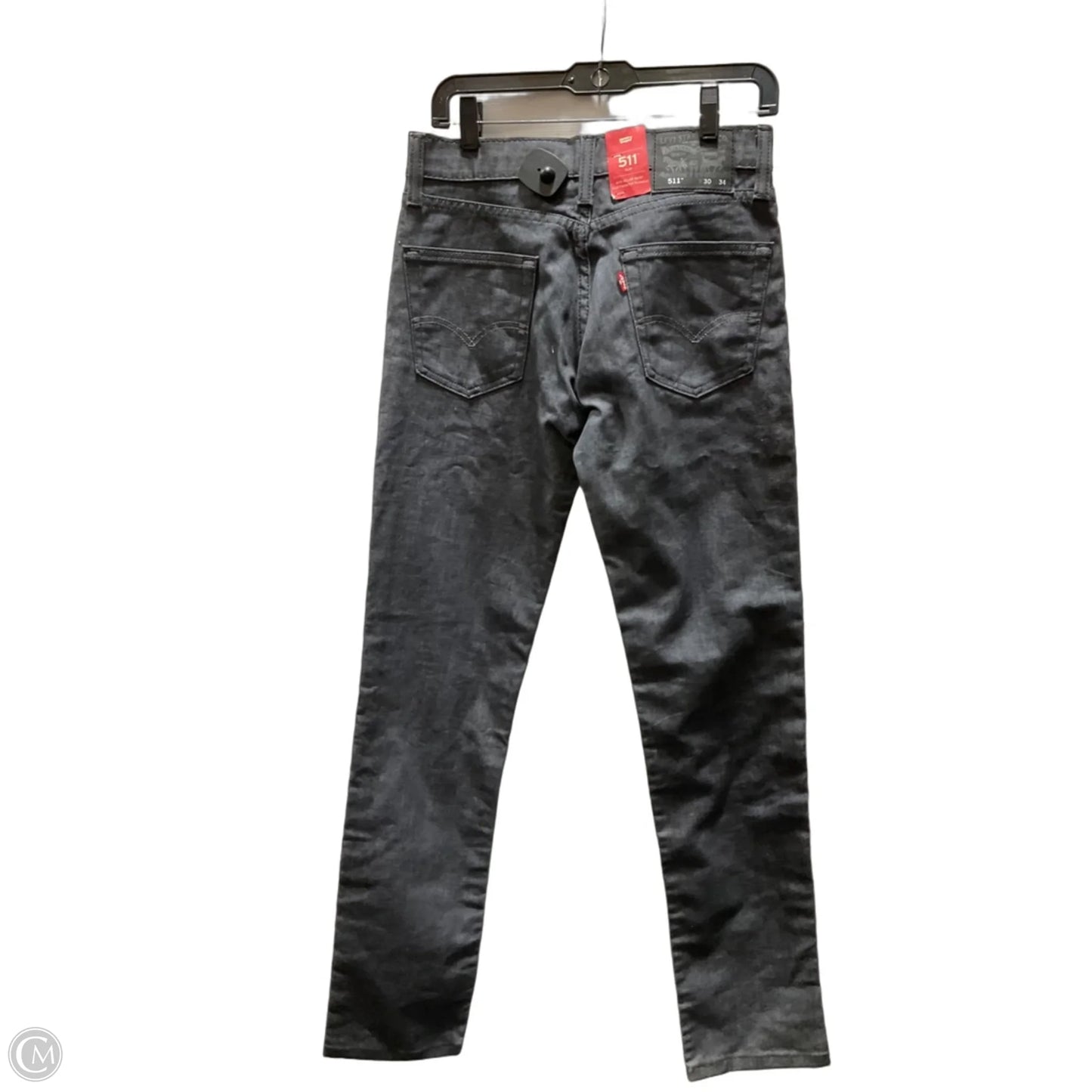 Jeans Skinny By Levis In Grey, Size: 8