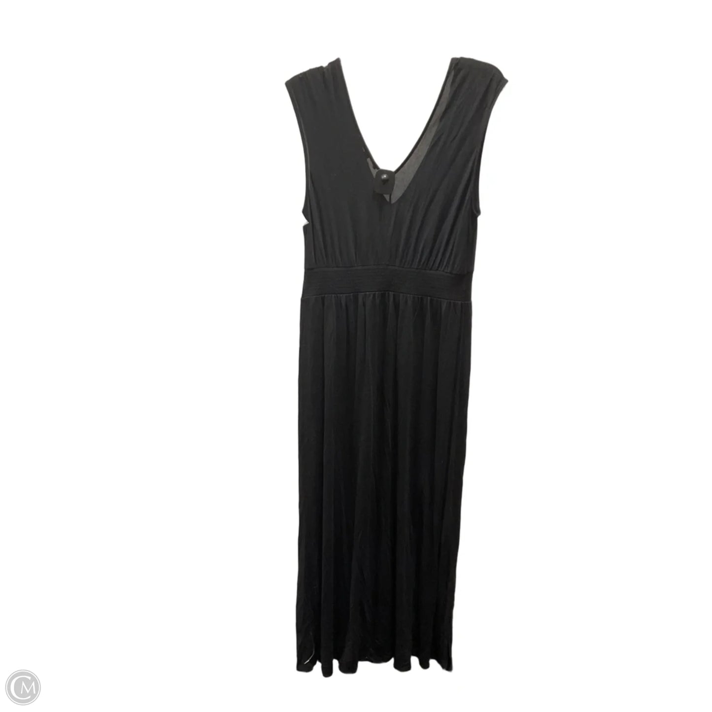 Dress Casual Maxi By Loft In Black, Size: L