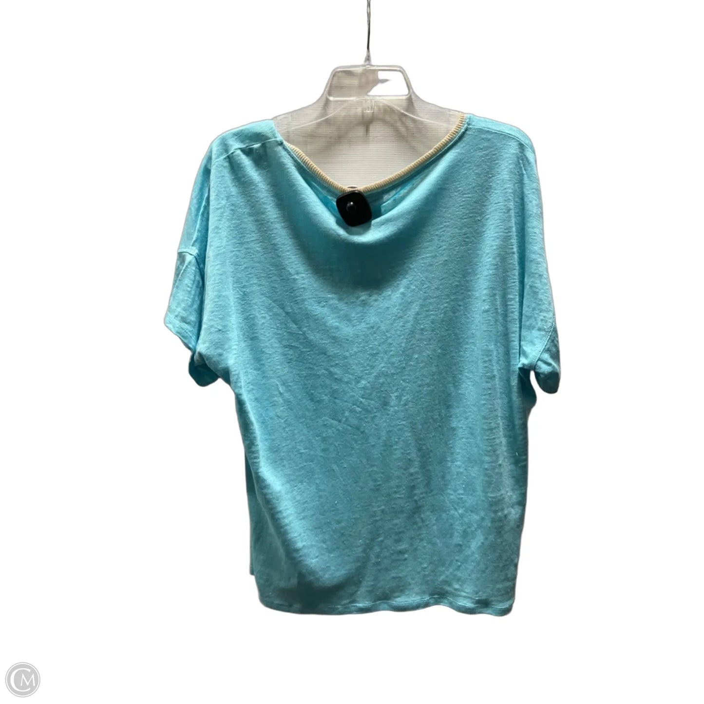 Top Short Sleeve By Chicos In Blue, Size: S